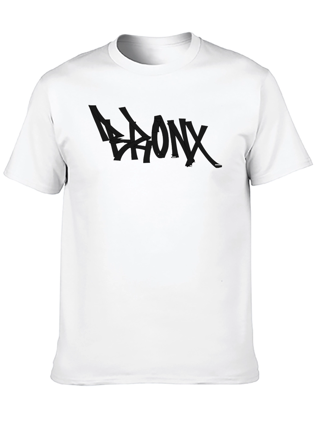 Black T-Shirt with Graphic Print