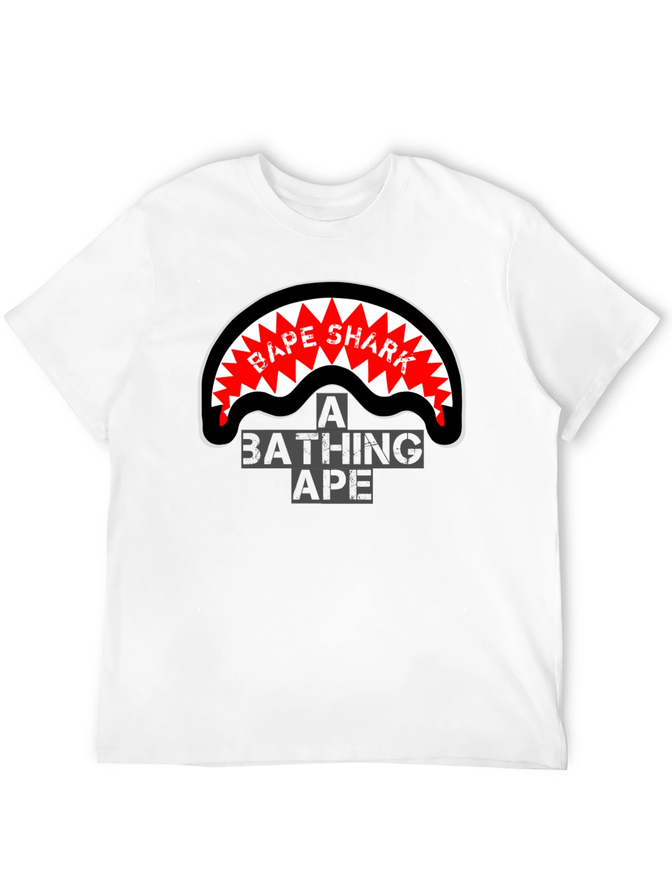 A Bathing Ape BAPE Shark T-Shirt - Black