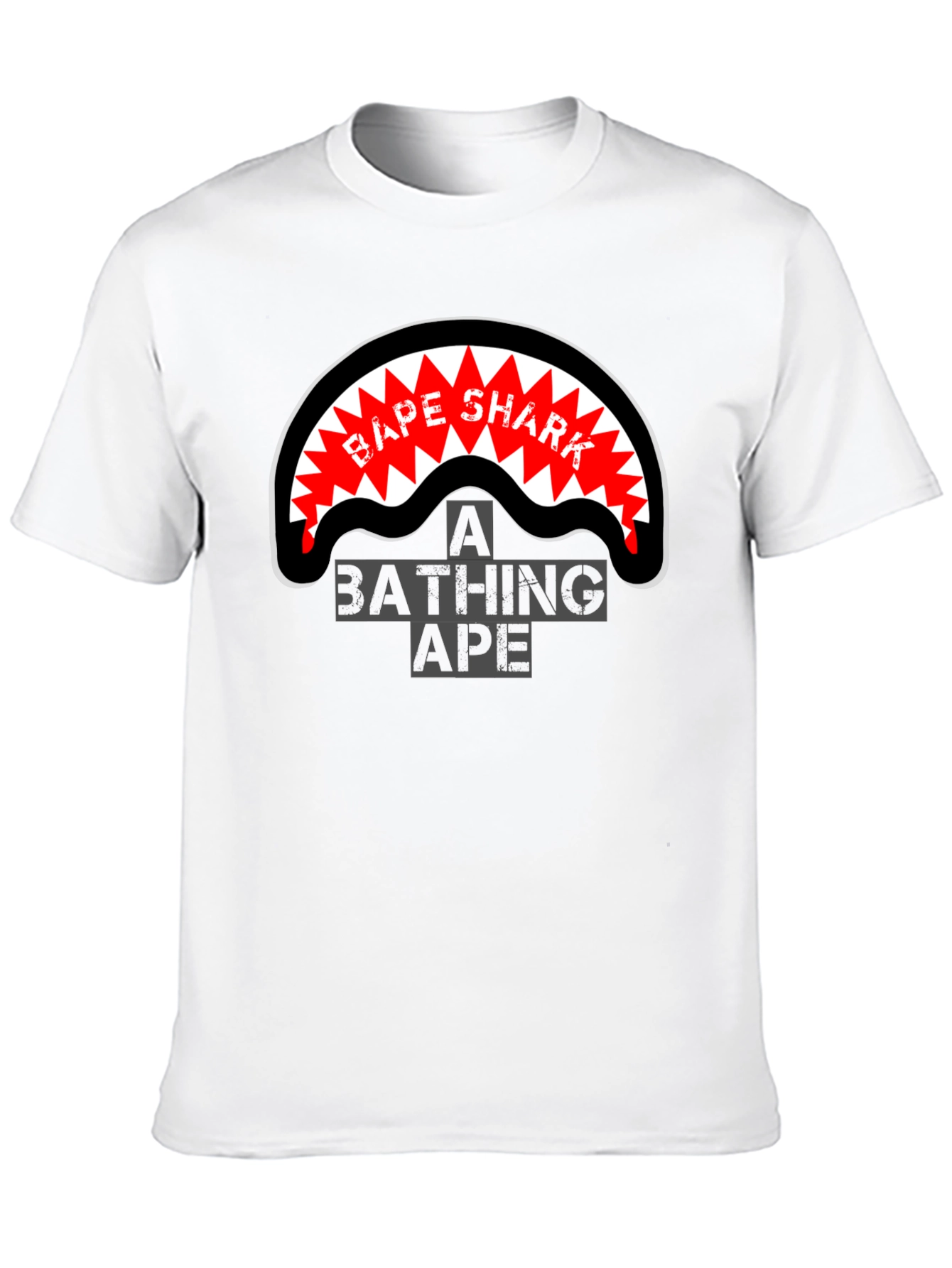 A Bathing Ape BAPE Shark T-Shirt - Black