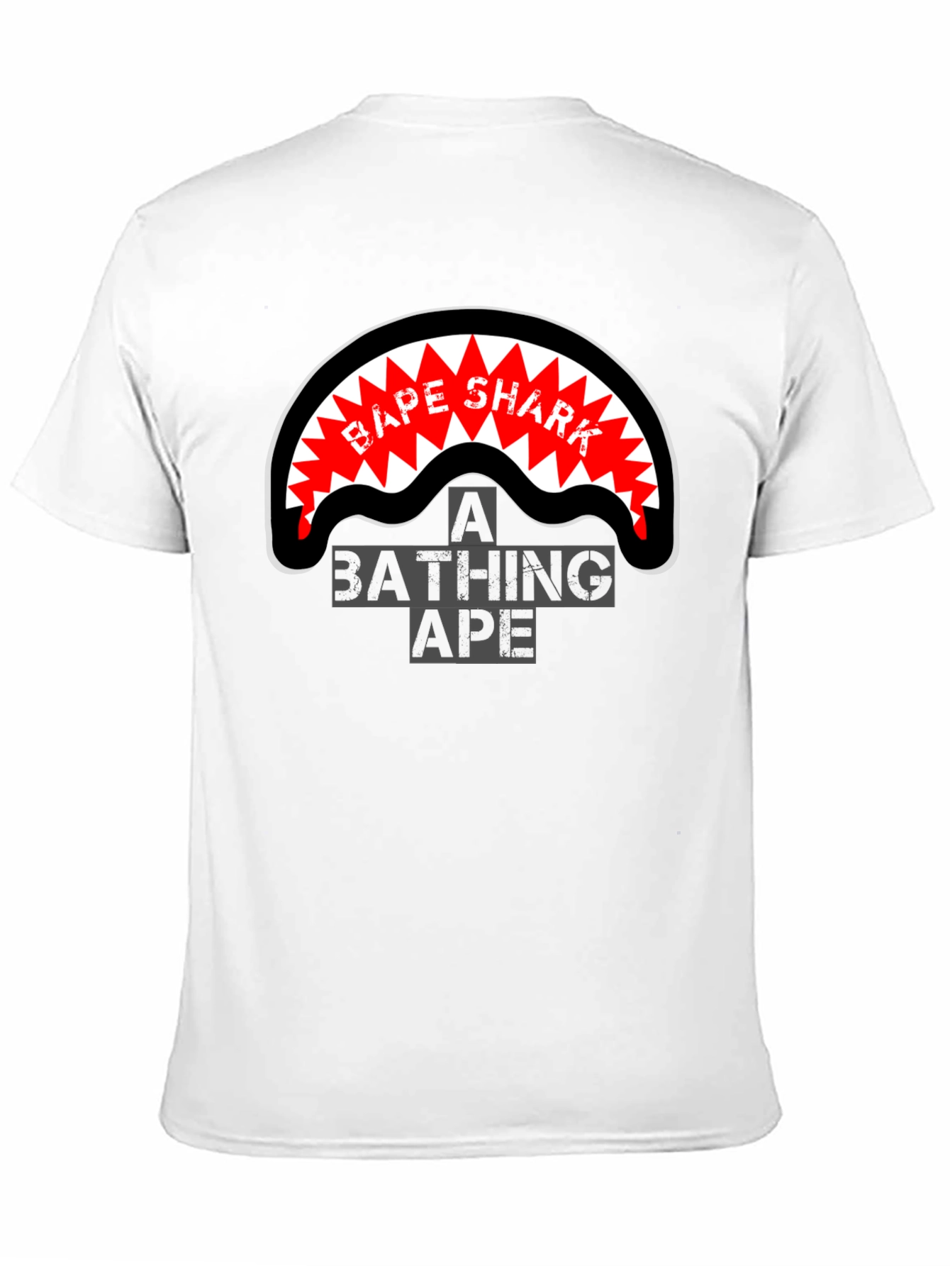 A Bathing Ape BAPE Shark T-Shirt - Black