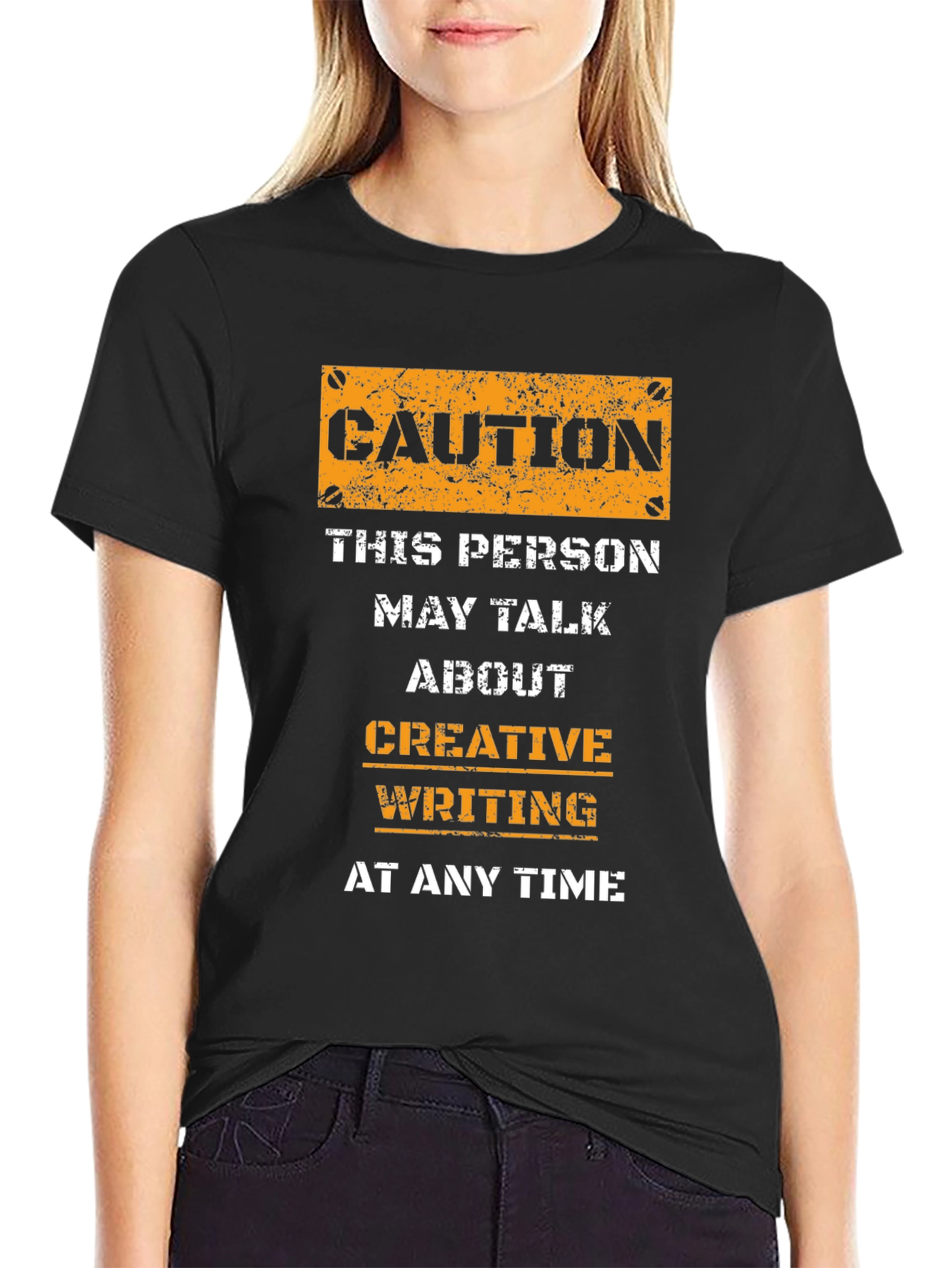 Caution: Creative Writing T-Shirt