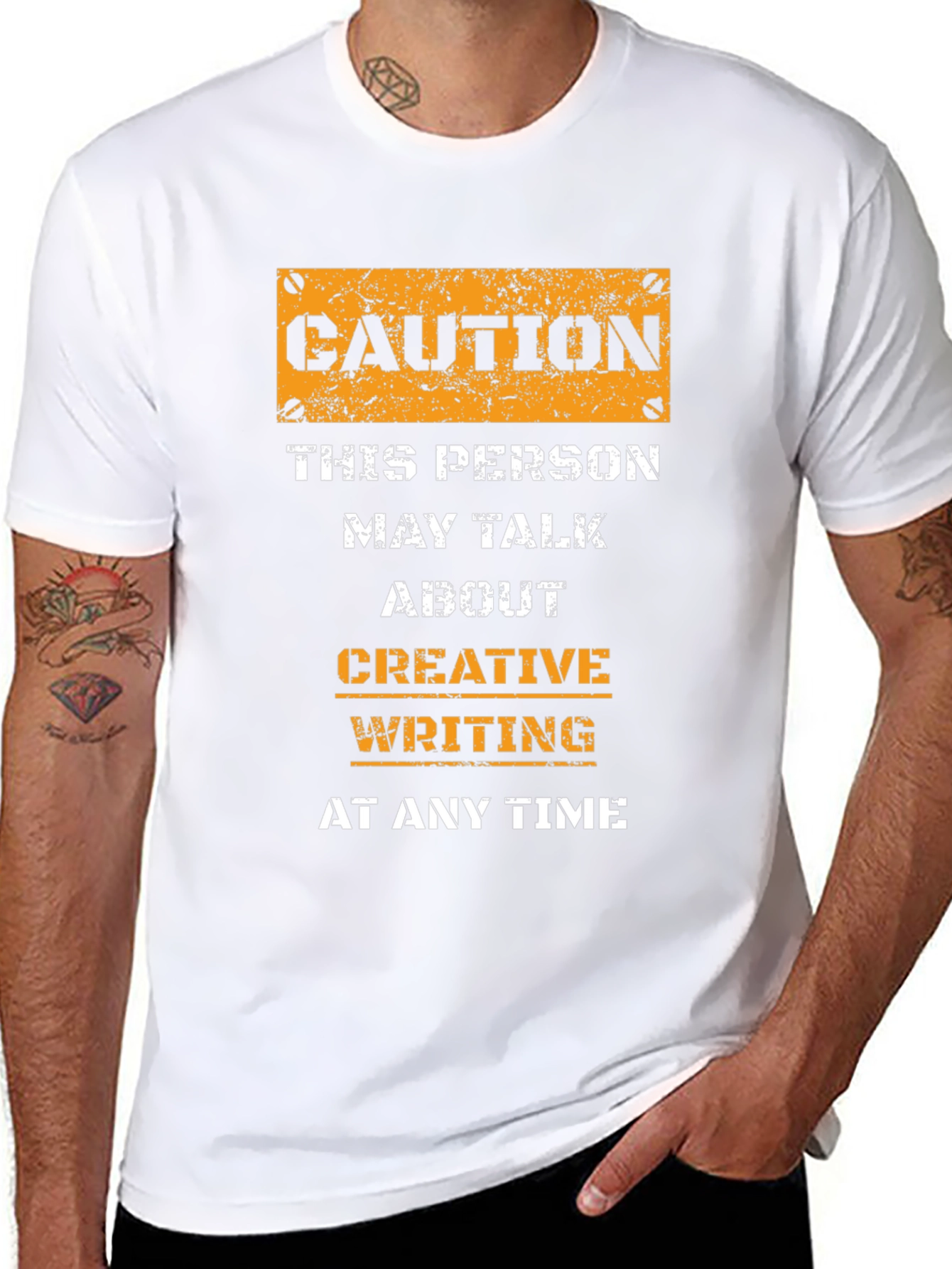 Caution: Creative Writing T-Shirt