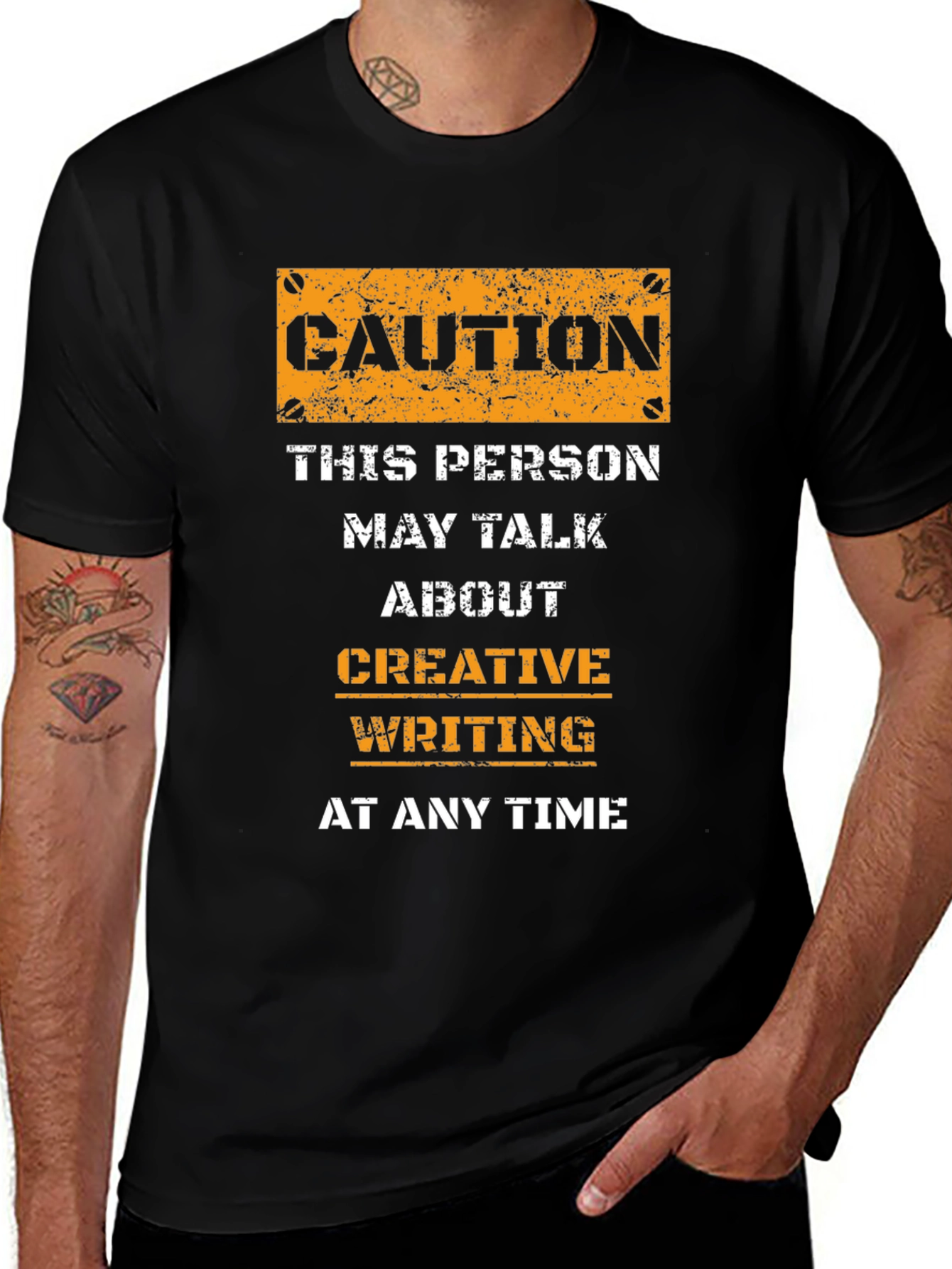 Caution: Creative Writing T-Shirt