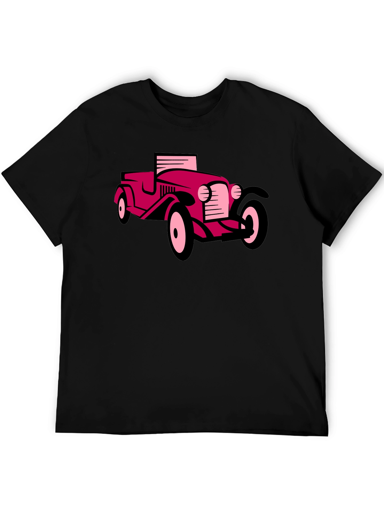 Classic Car Graphic Tee - Black