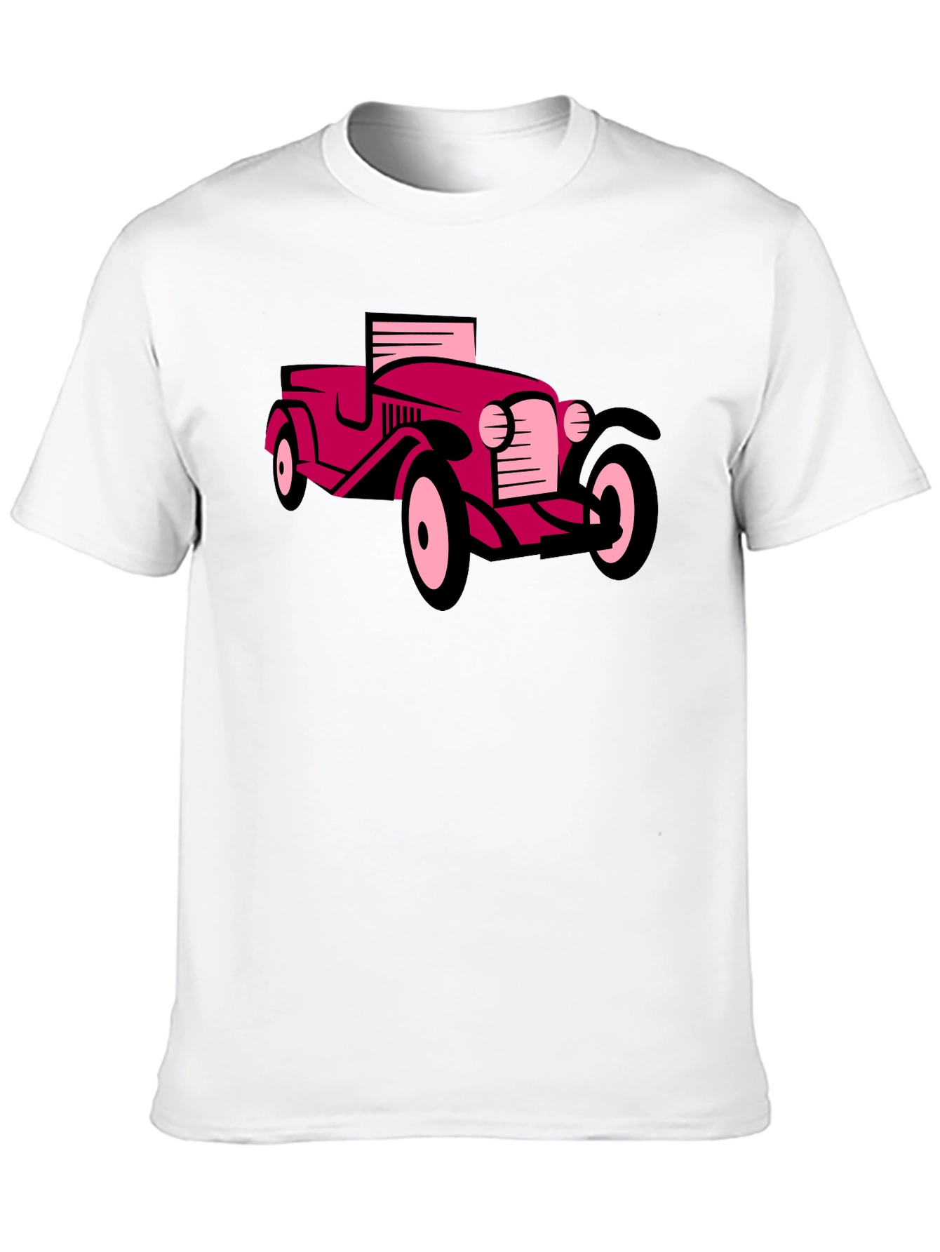 Classic Car Graphic Tee - Black