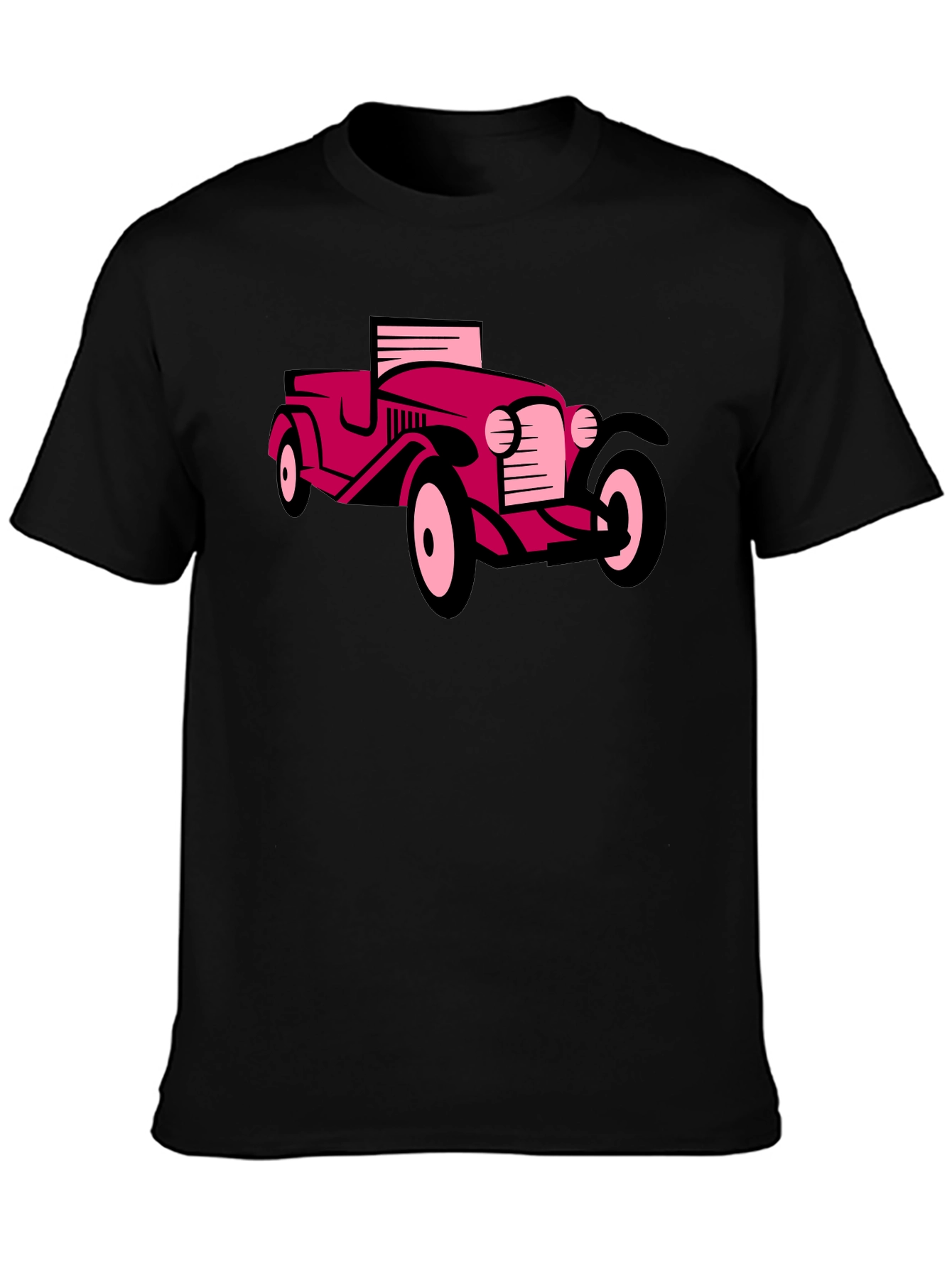 Classic Car Graphic Tee - Black