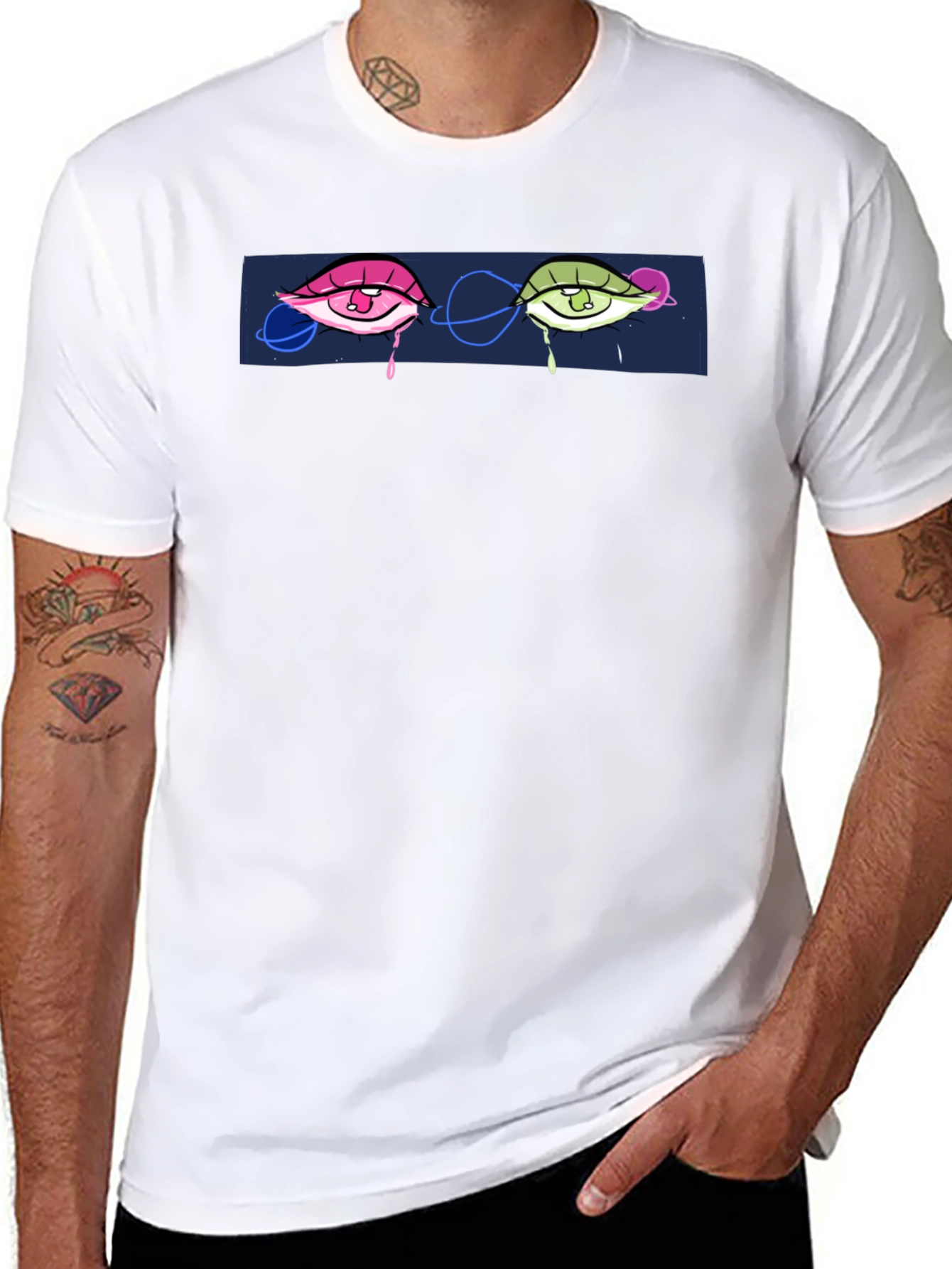 Eye Graphic Tee - Black Unisex T-Shirt