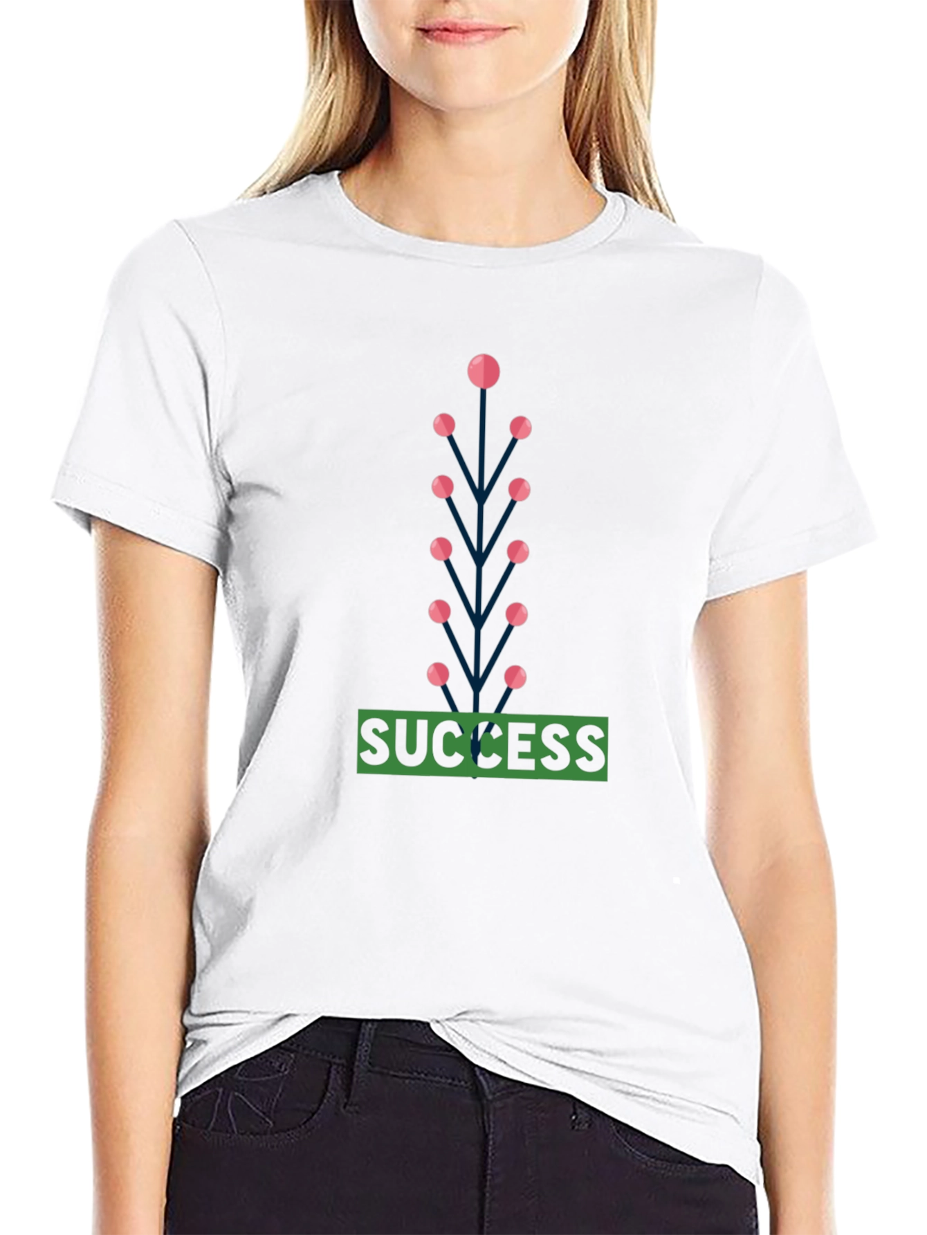 Success Plant Graphic Tee - Black