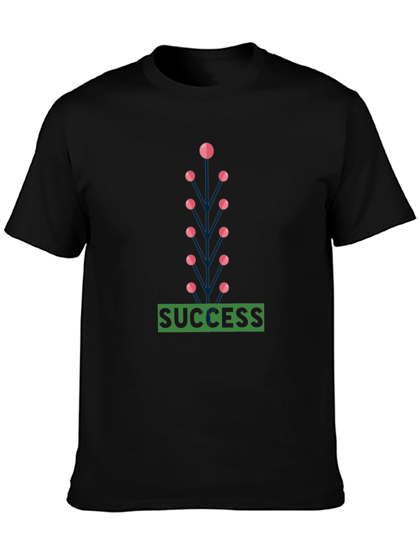 Success Plant Graphic Tee - Black