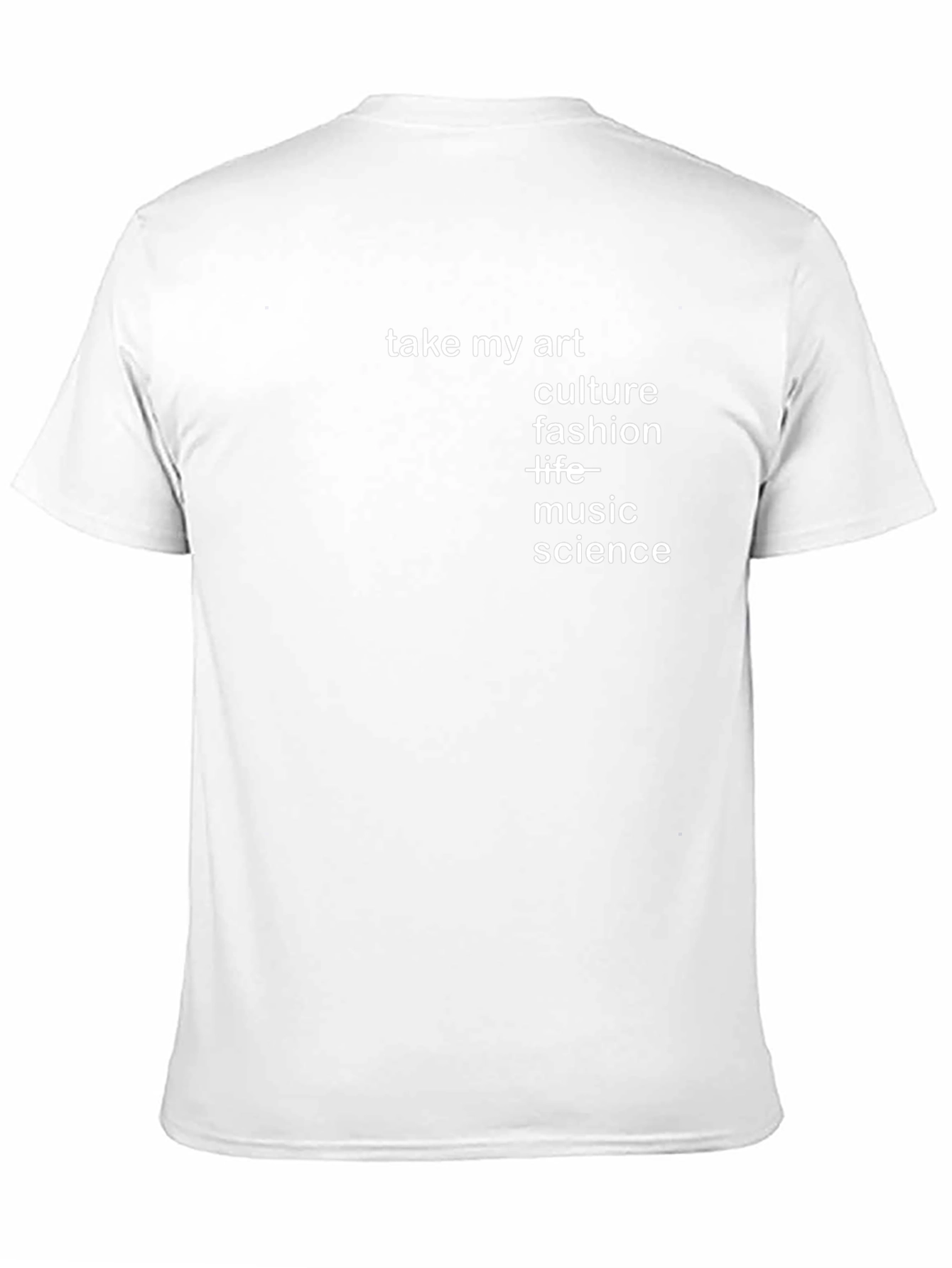 Take My Art Black Graphic Tee