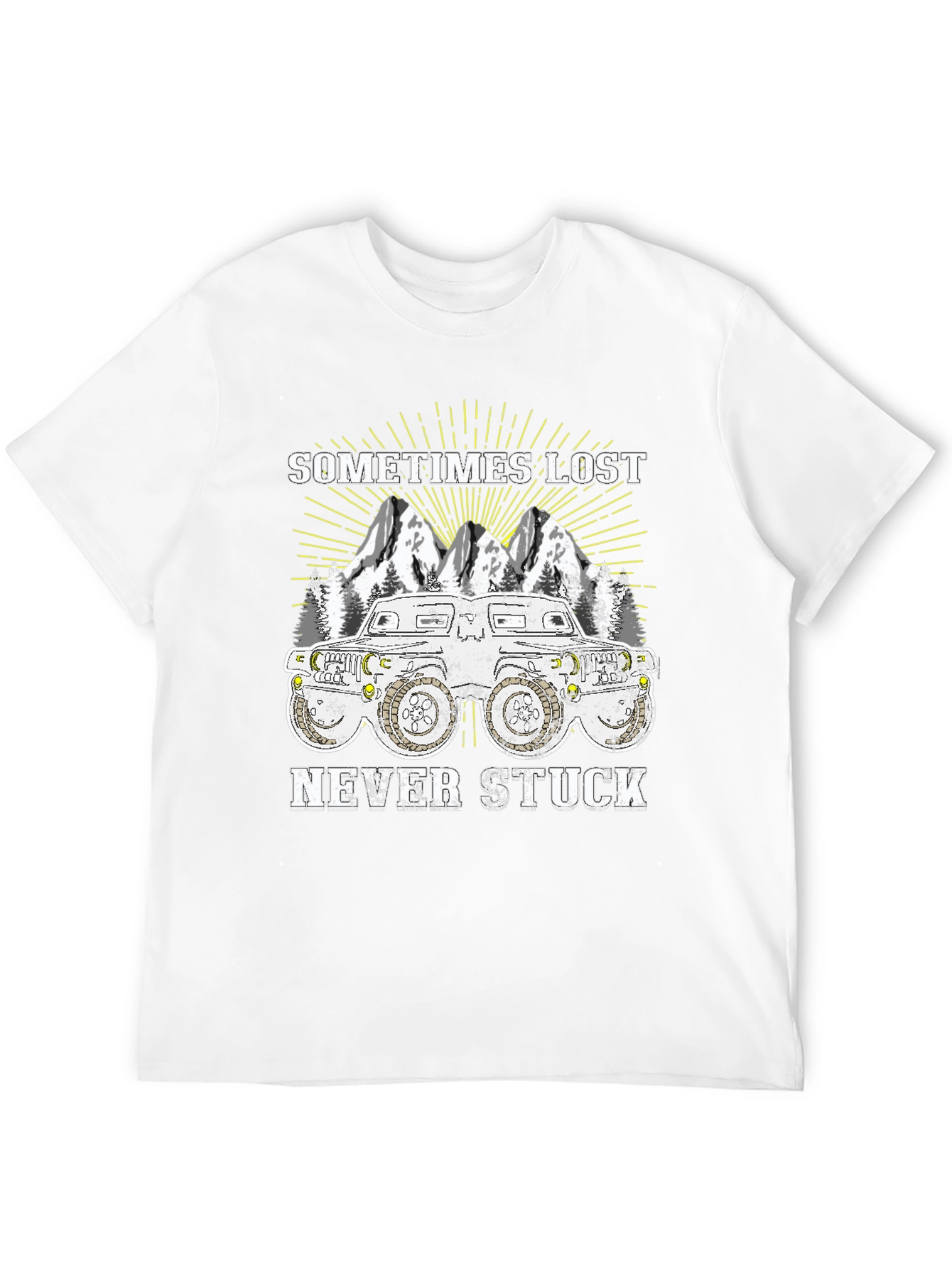 Sometimes Lost Never Stuck Graphic Tee