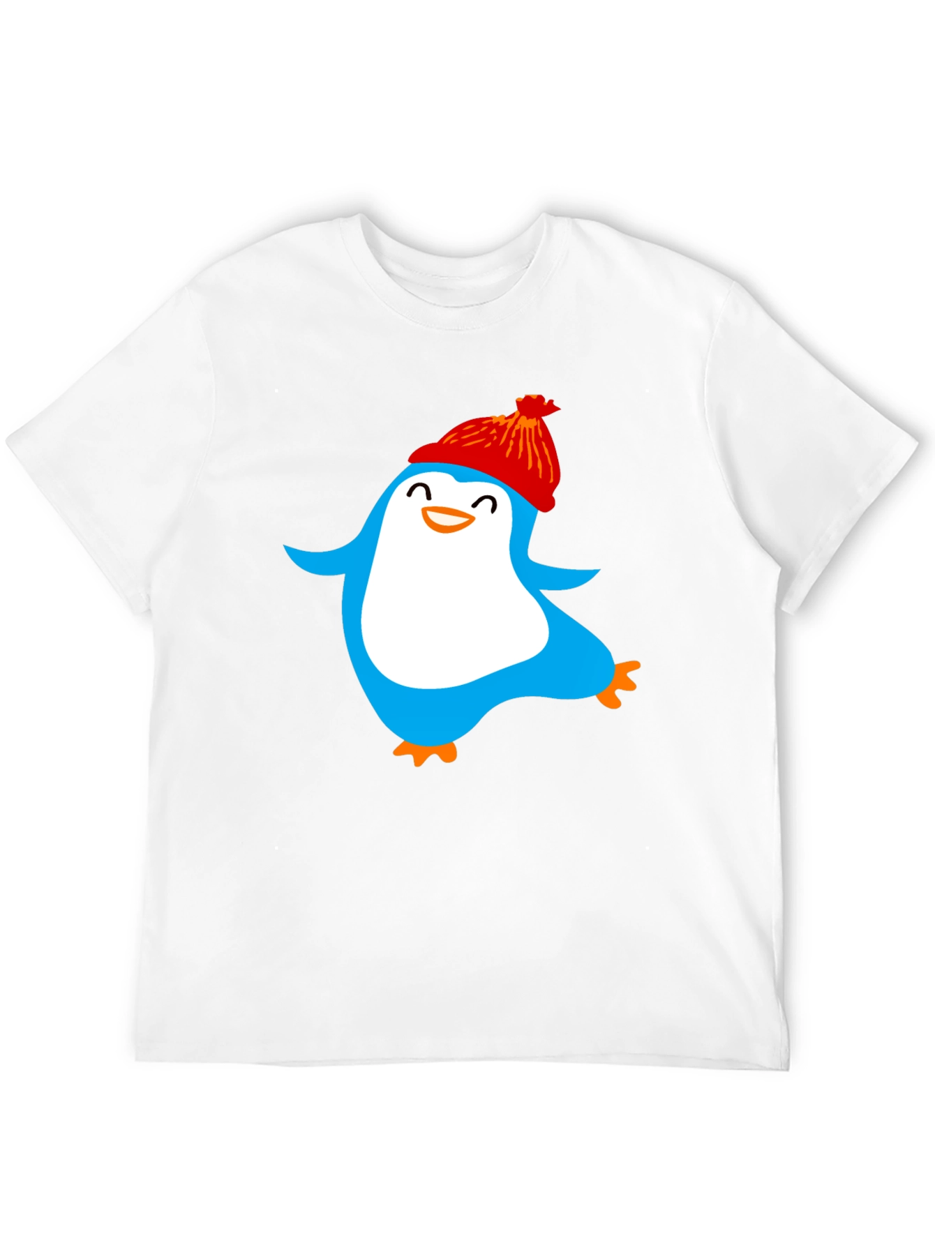 Fun Penguin Graphic Tee - Cozy Winter Style
