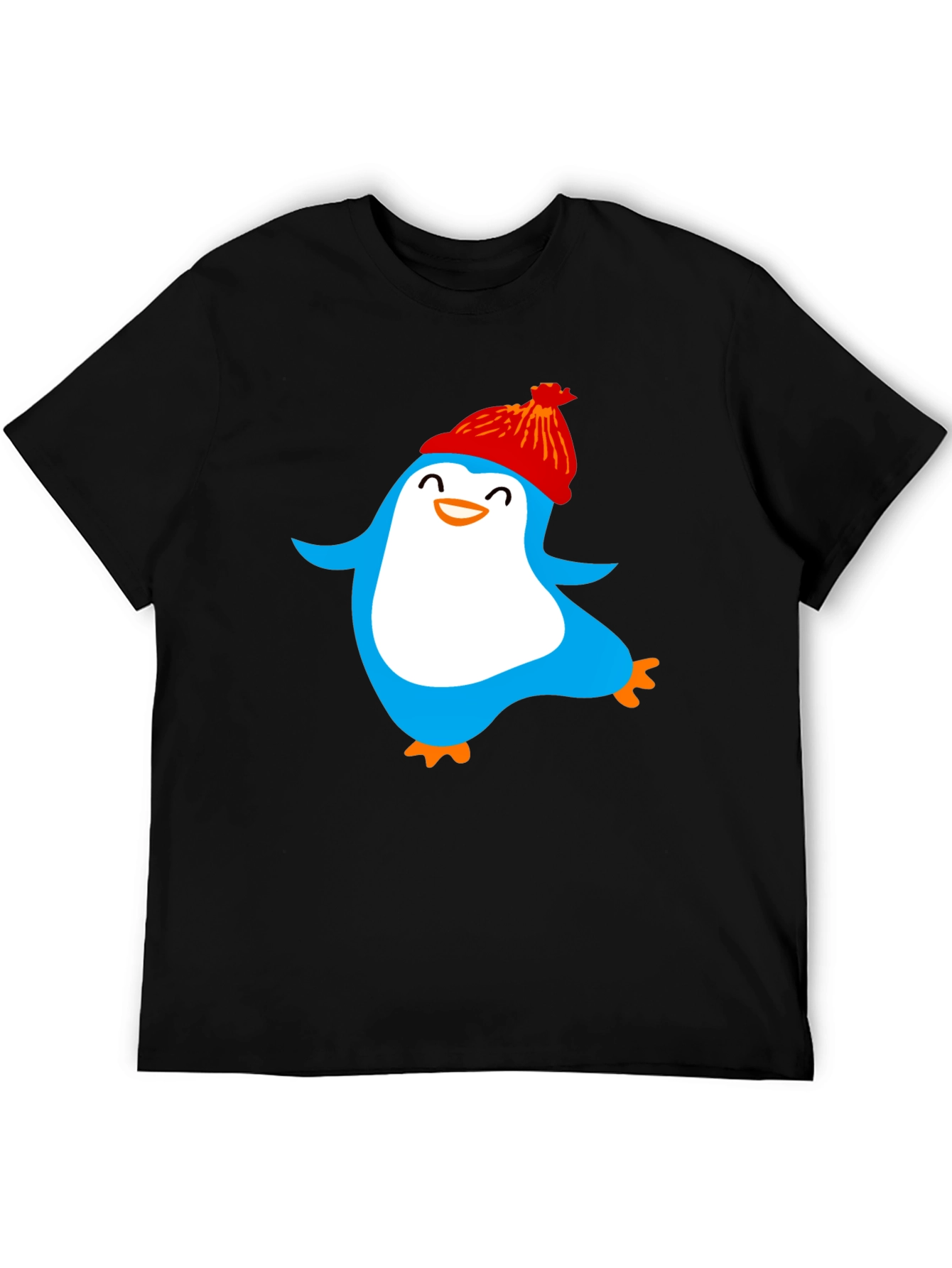 Fun Penguin Graphic Tee - Cozy Winter Style
