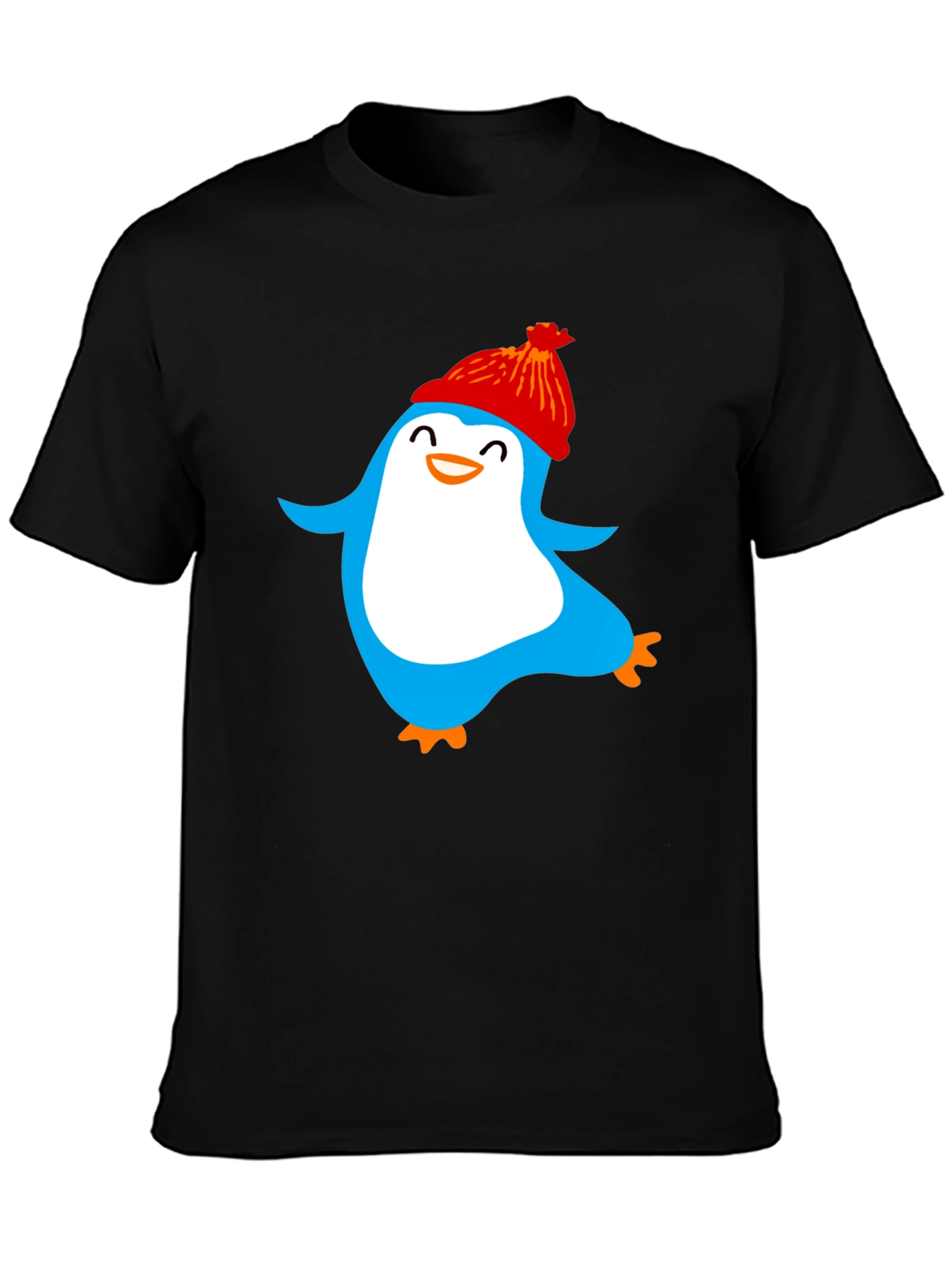 Fun Penguin Graphic Tee - Cozy Winter Style