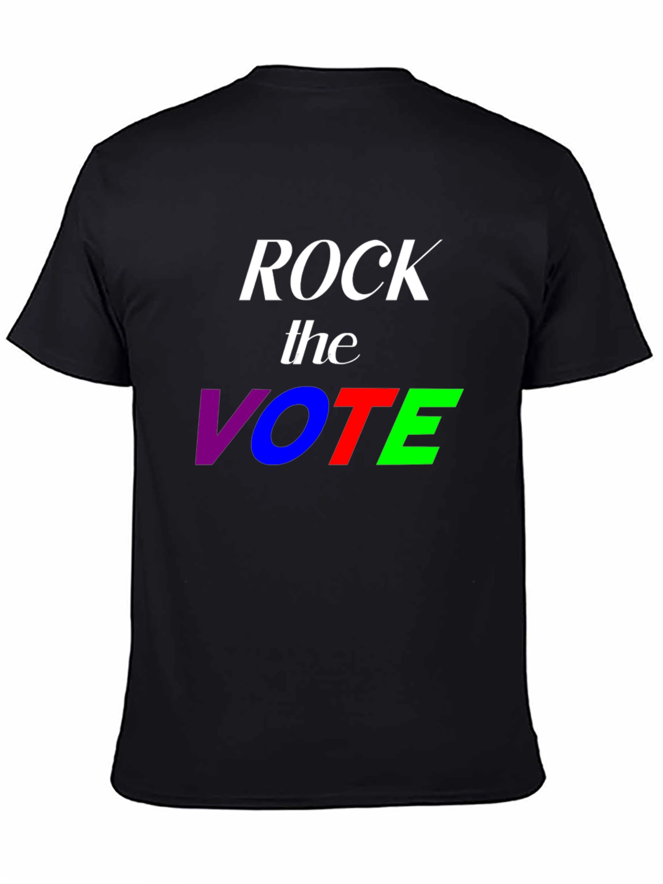 Rock the Vote T-Shirt - Patriotic Election Design