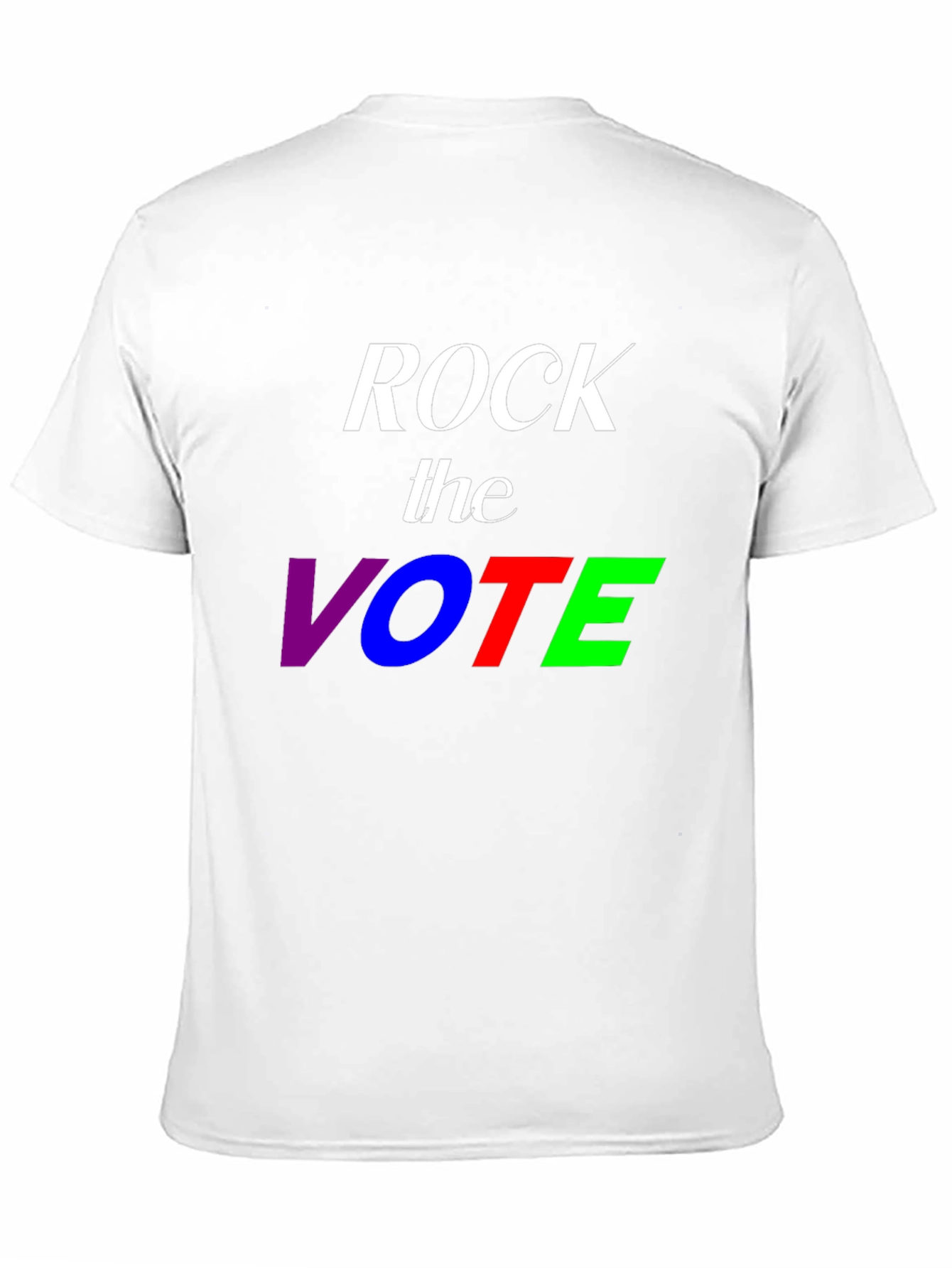 Rock the Vote T-Shirt - Patriotic Election Design