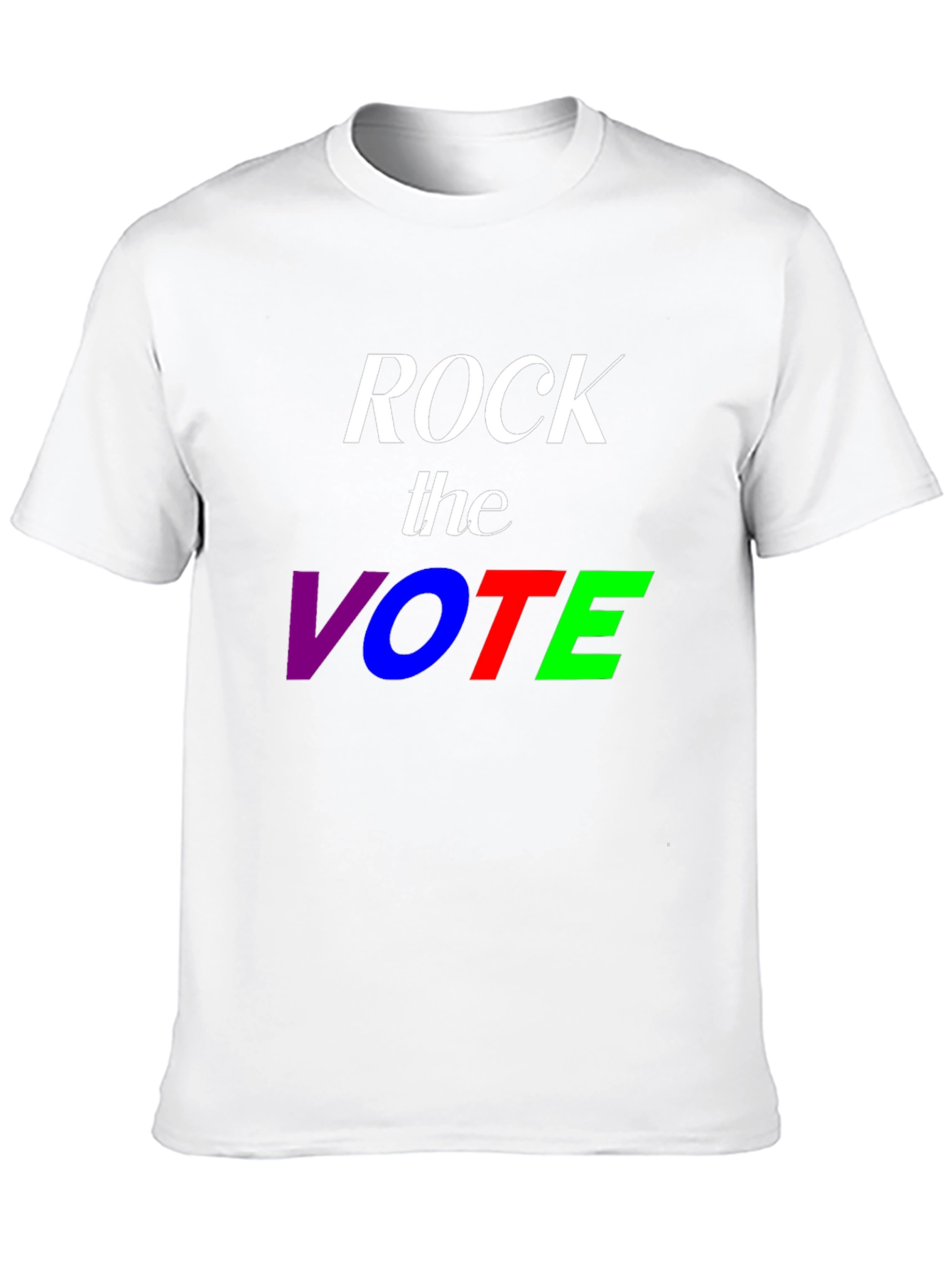 Rock the Vote T-Shirt - Patriotic Election Design
