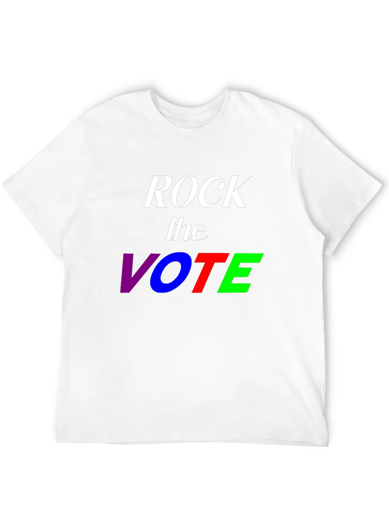 Rock the Vote T-Shirt - Patriotic Election Design