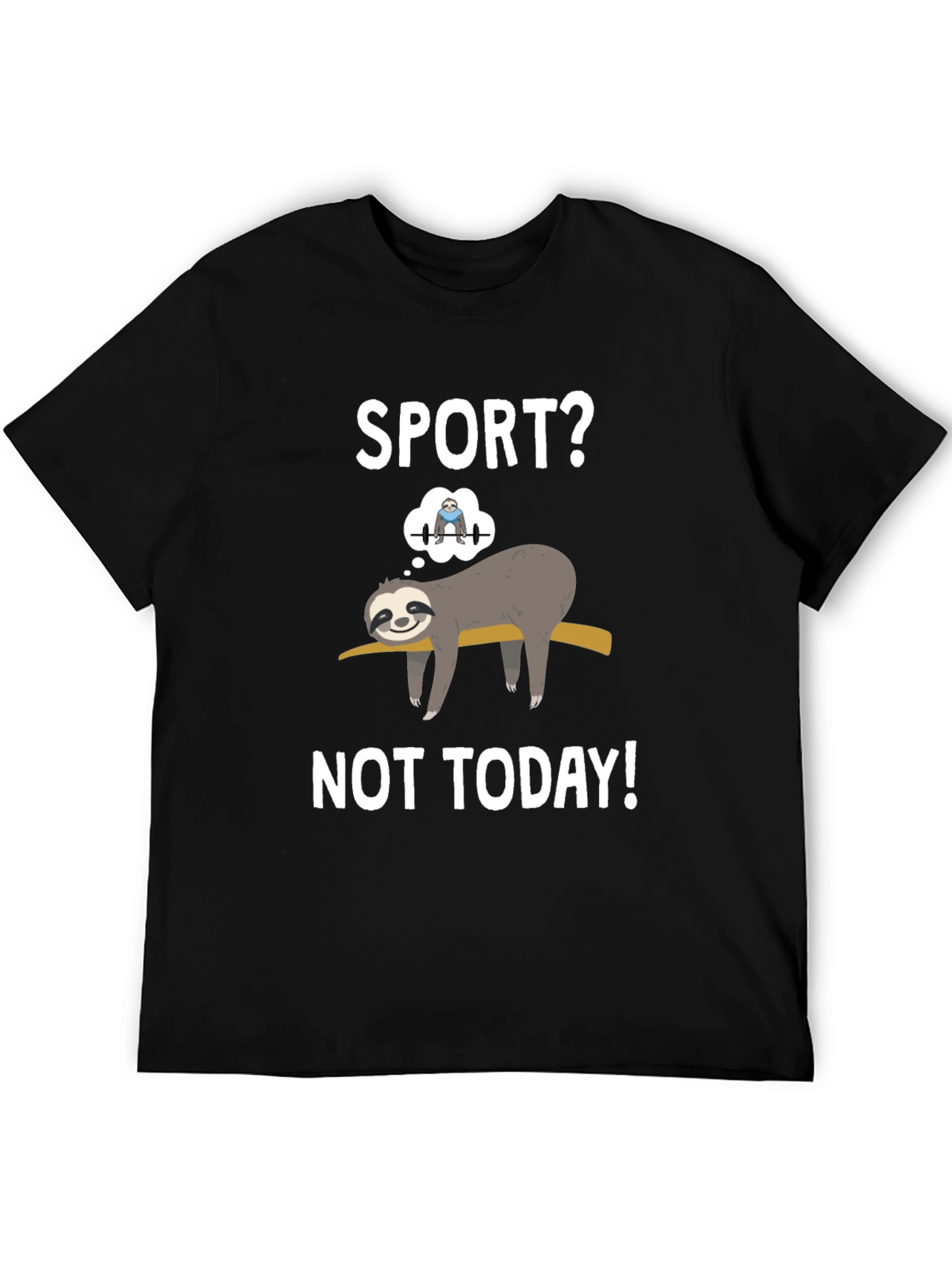Sport? Not Today! Sloth Graphic Tee