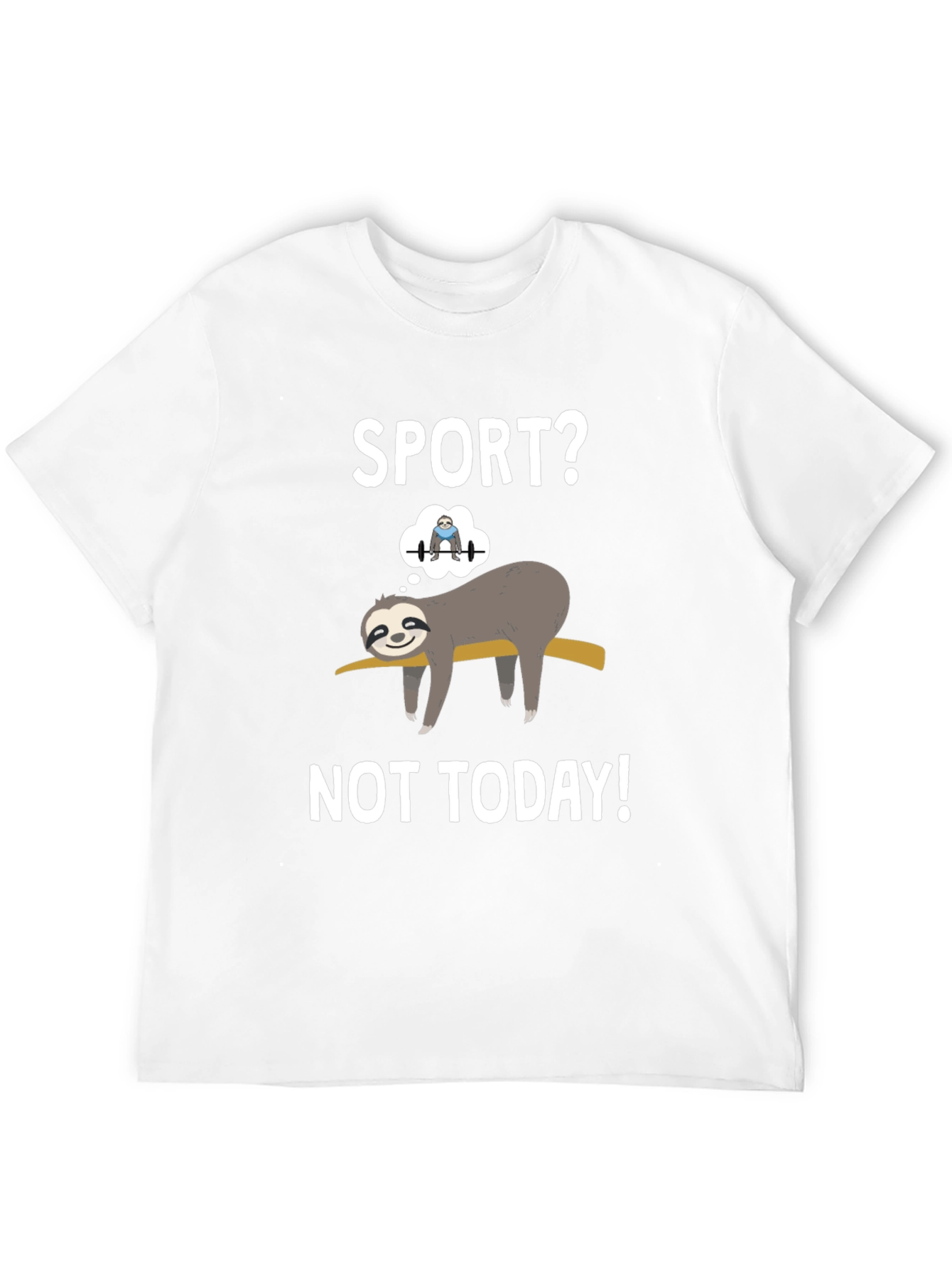 Sport? Not Today! Sloth Graphic Tee