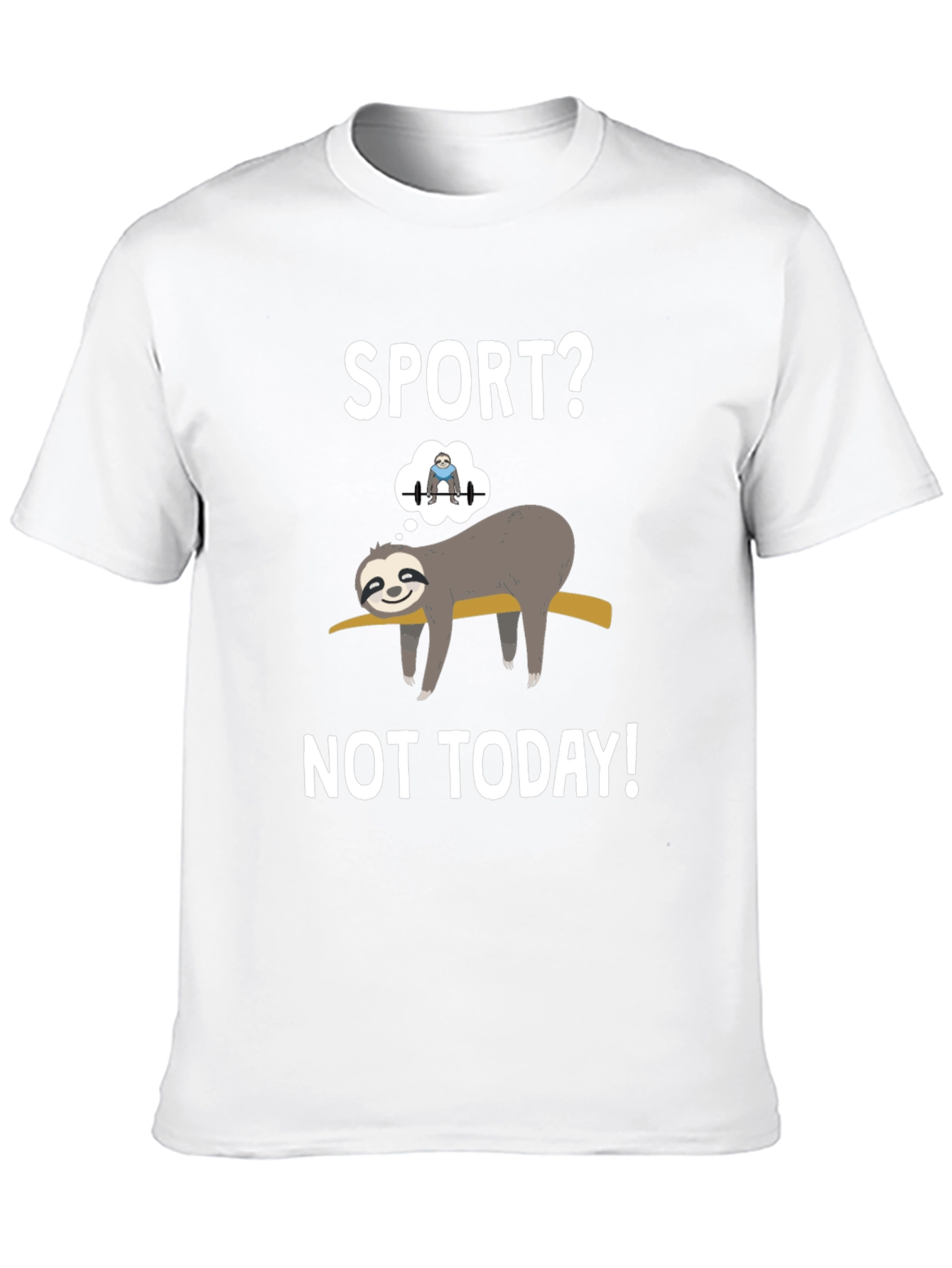 Sport? Not Today! Sloth Graphic Tee