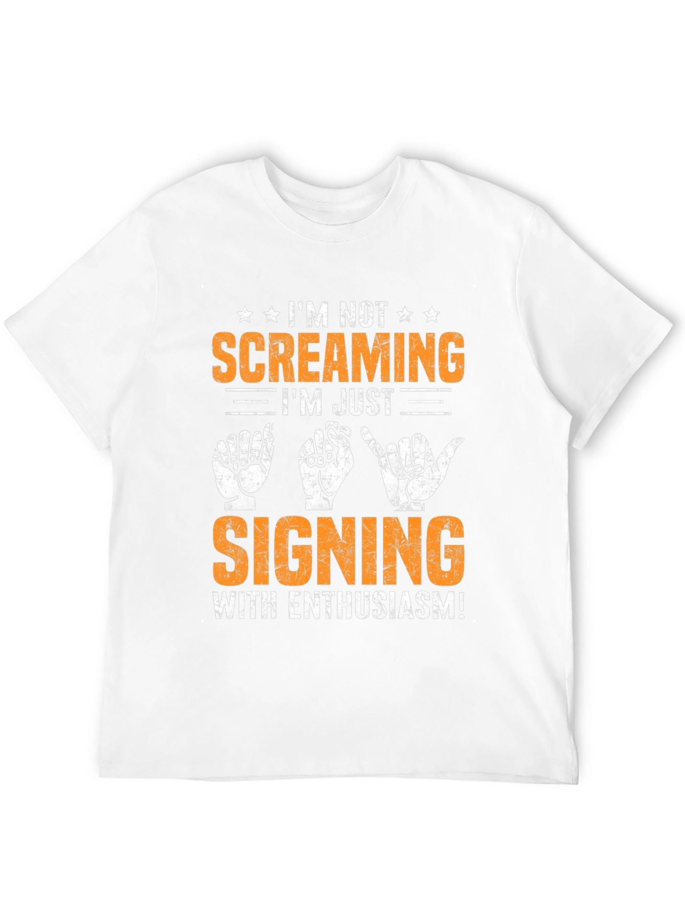 Signing with Enthusiasm T-Shirt - Black