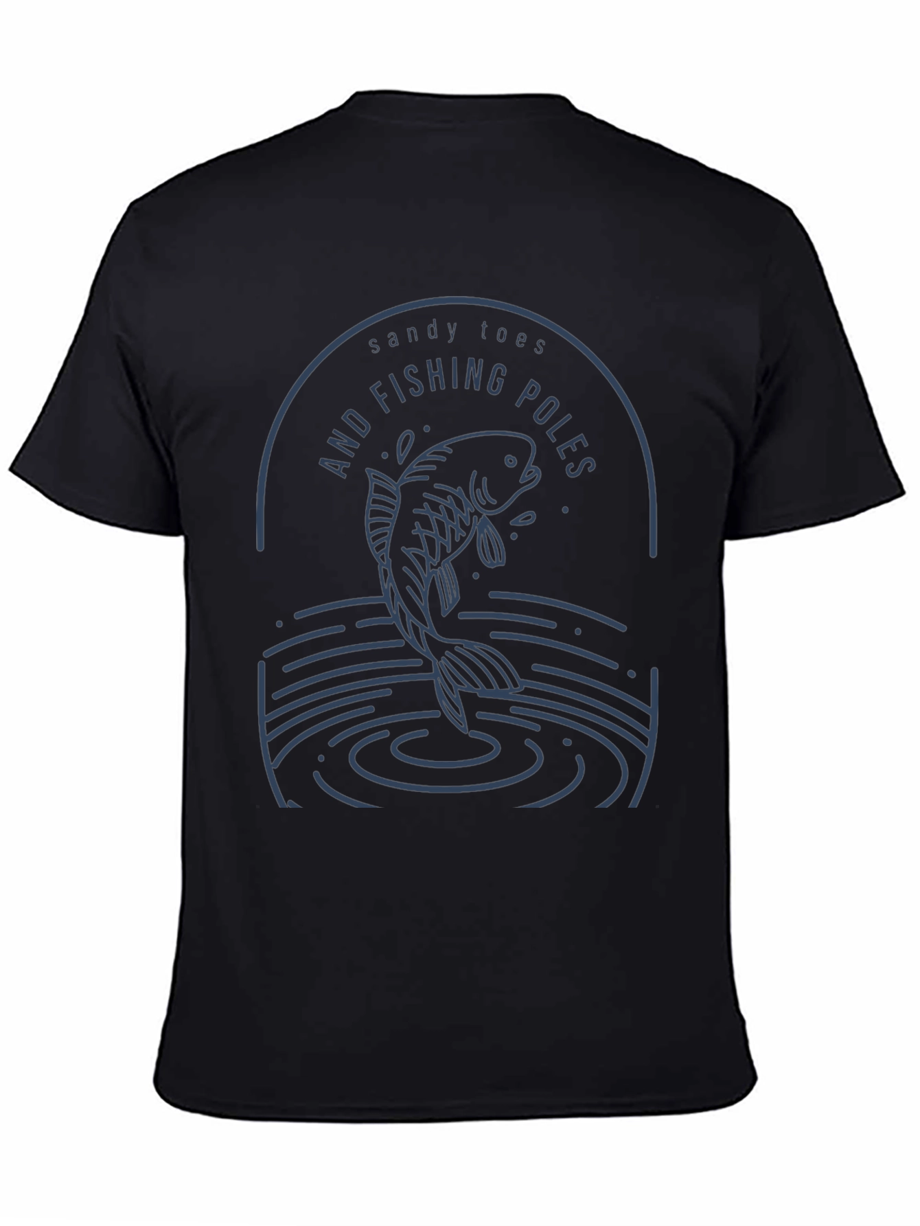 Sandy Toes and Fishing Poles Graphic Tee