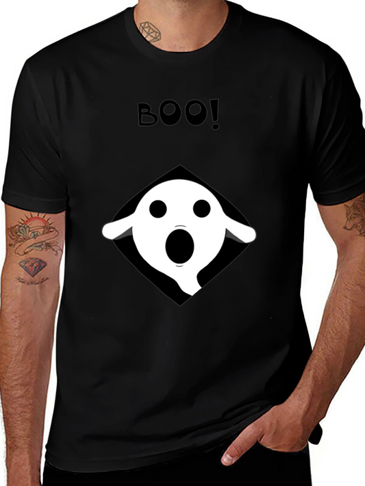 Spooky Boo! Ghost Graphic Tee - Halloween T-Shirt