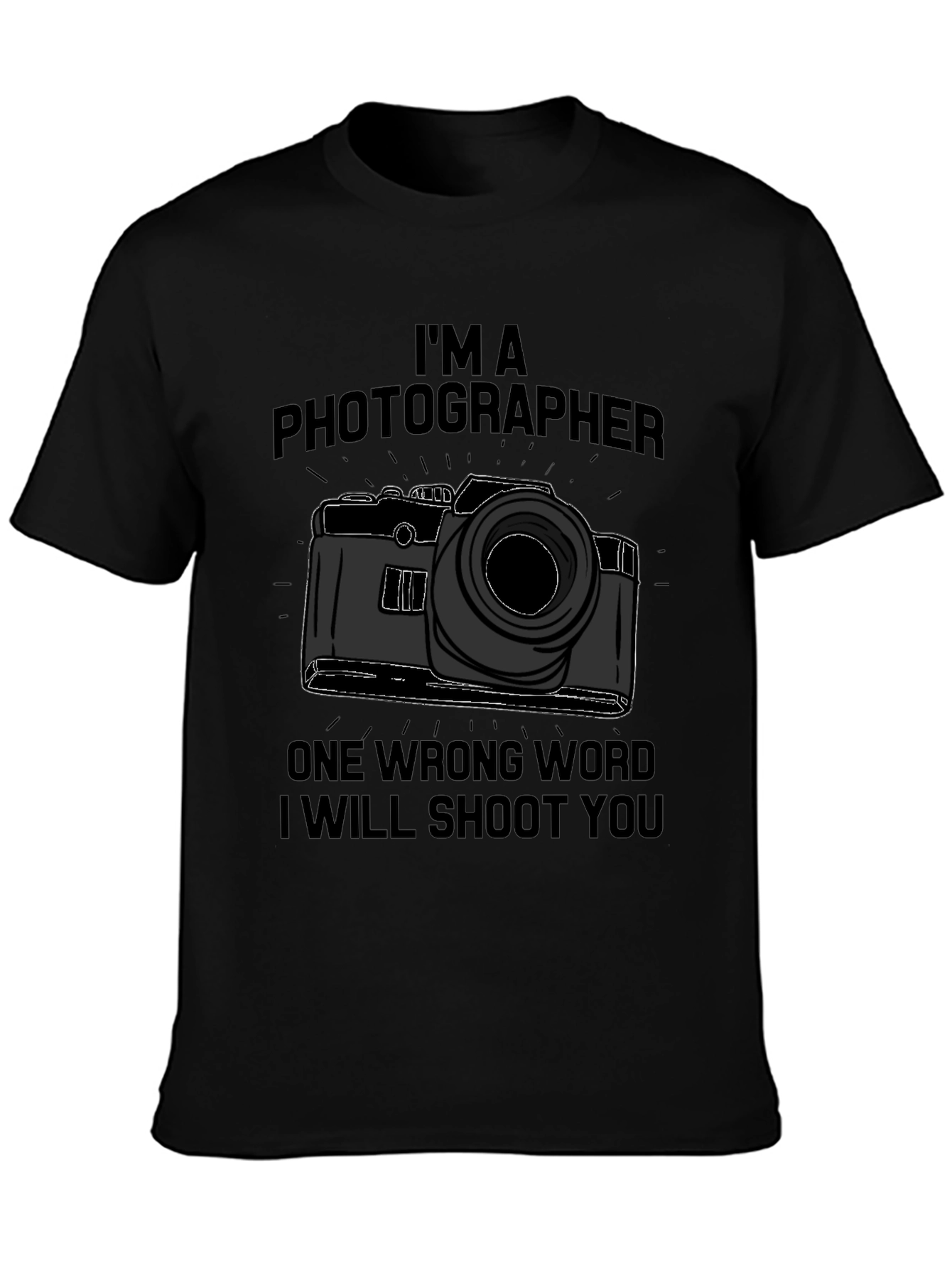 Photographer T-Shirt - Funny Camera Graphic Tee