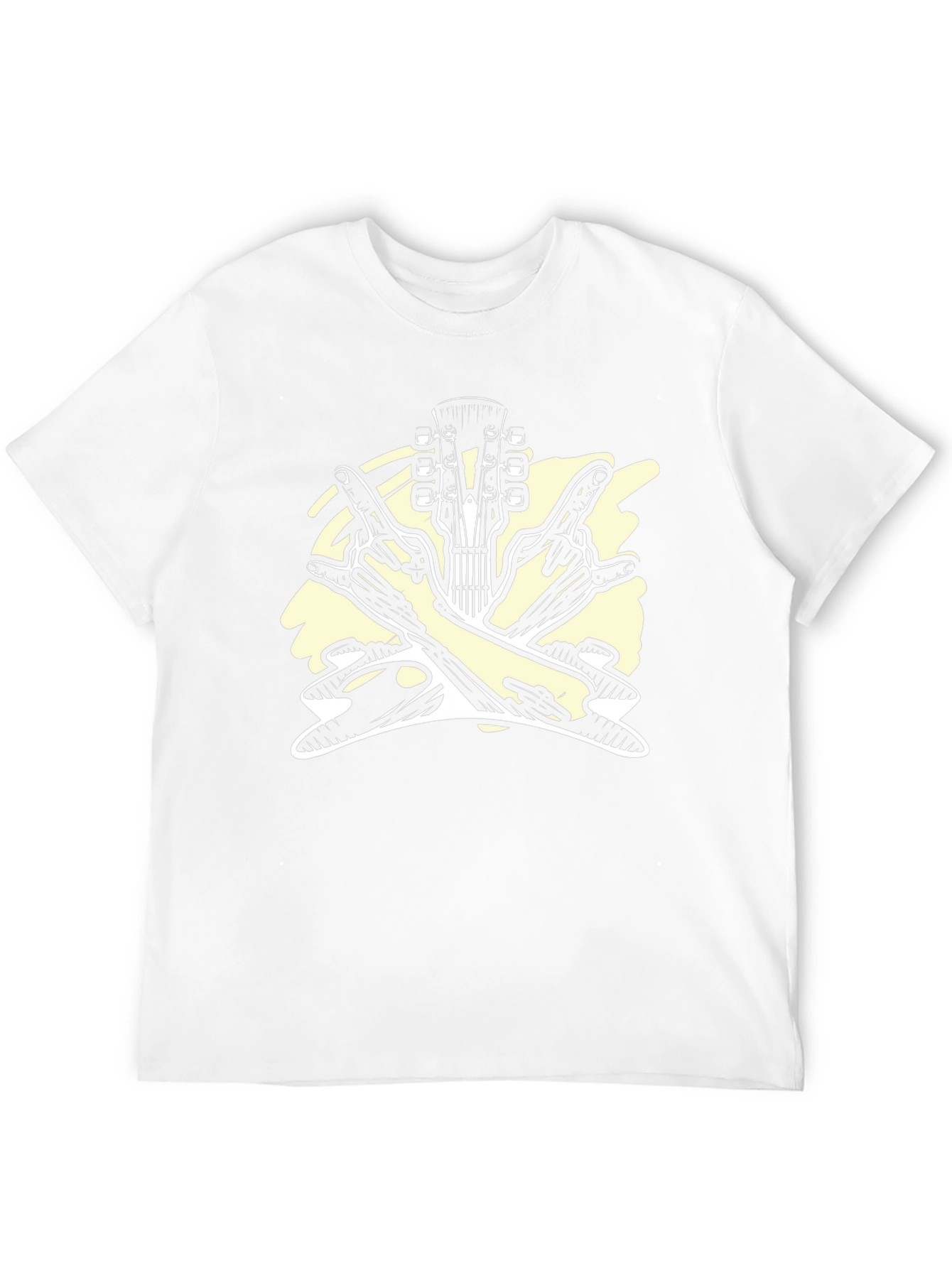 Rock On Guitar T-Shirt - Cool Music Tee