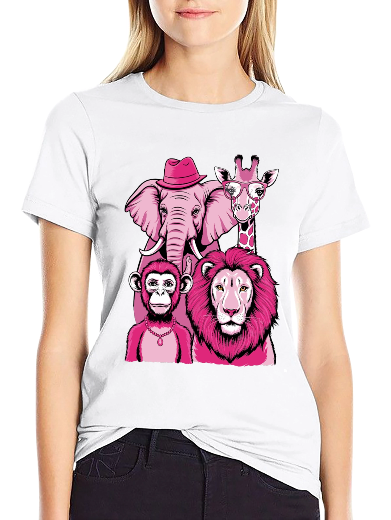 Pink Animal Squad T-Shirt