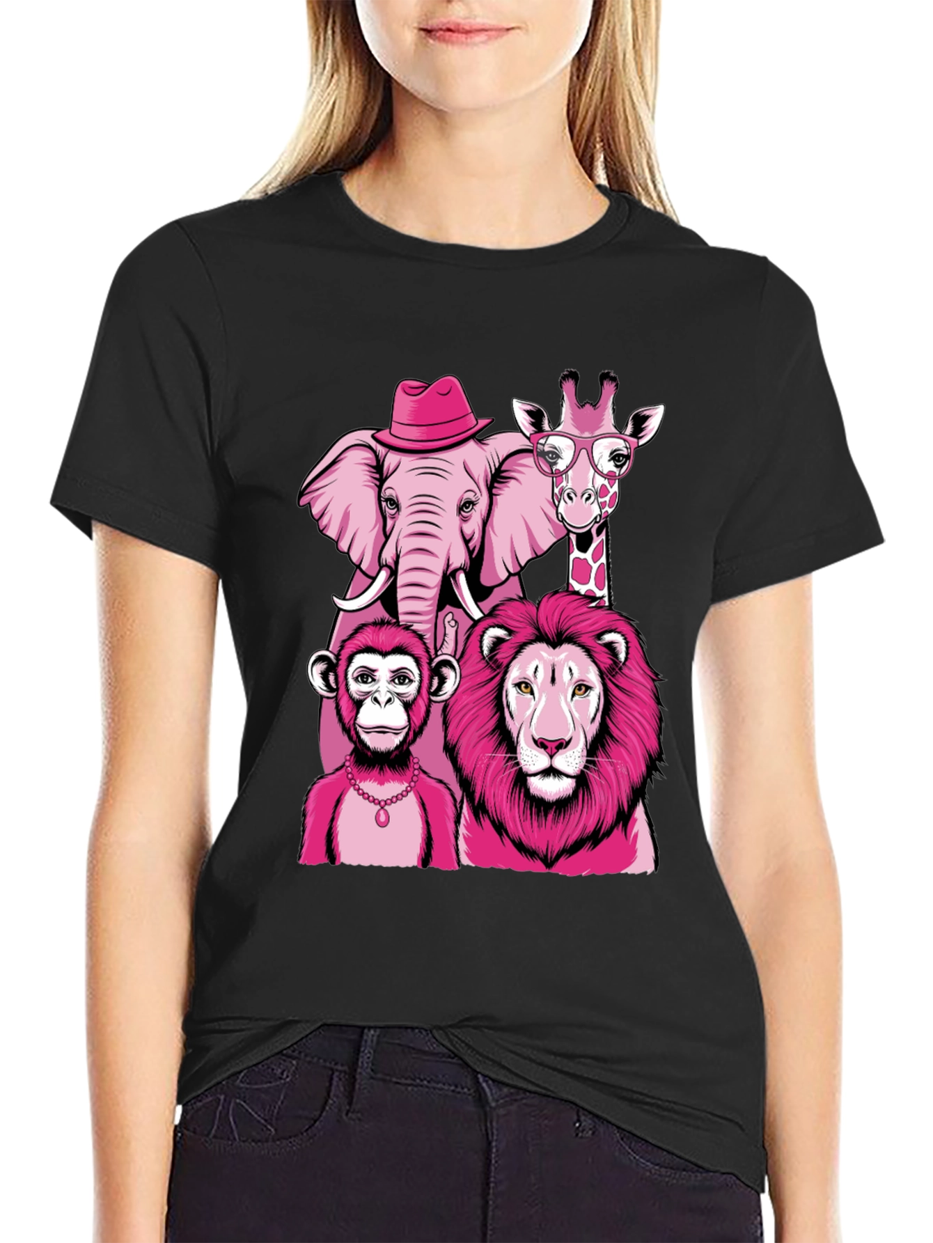 Pink Animal Squad T-Shirt