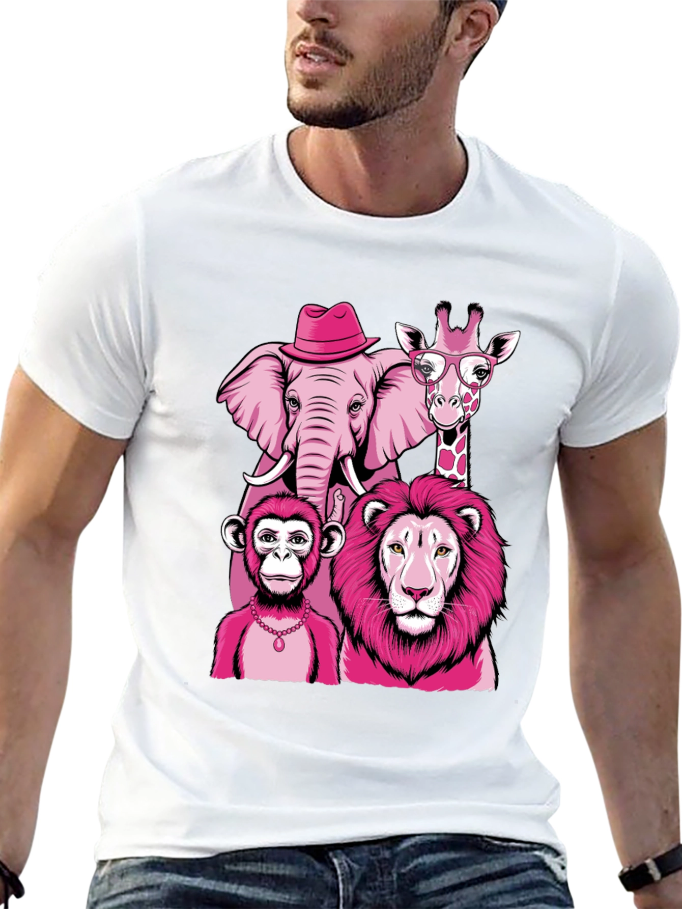 Pink Animal Squad T-Shirt
