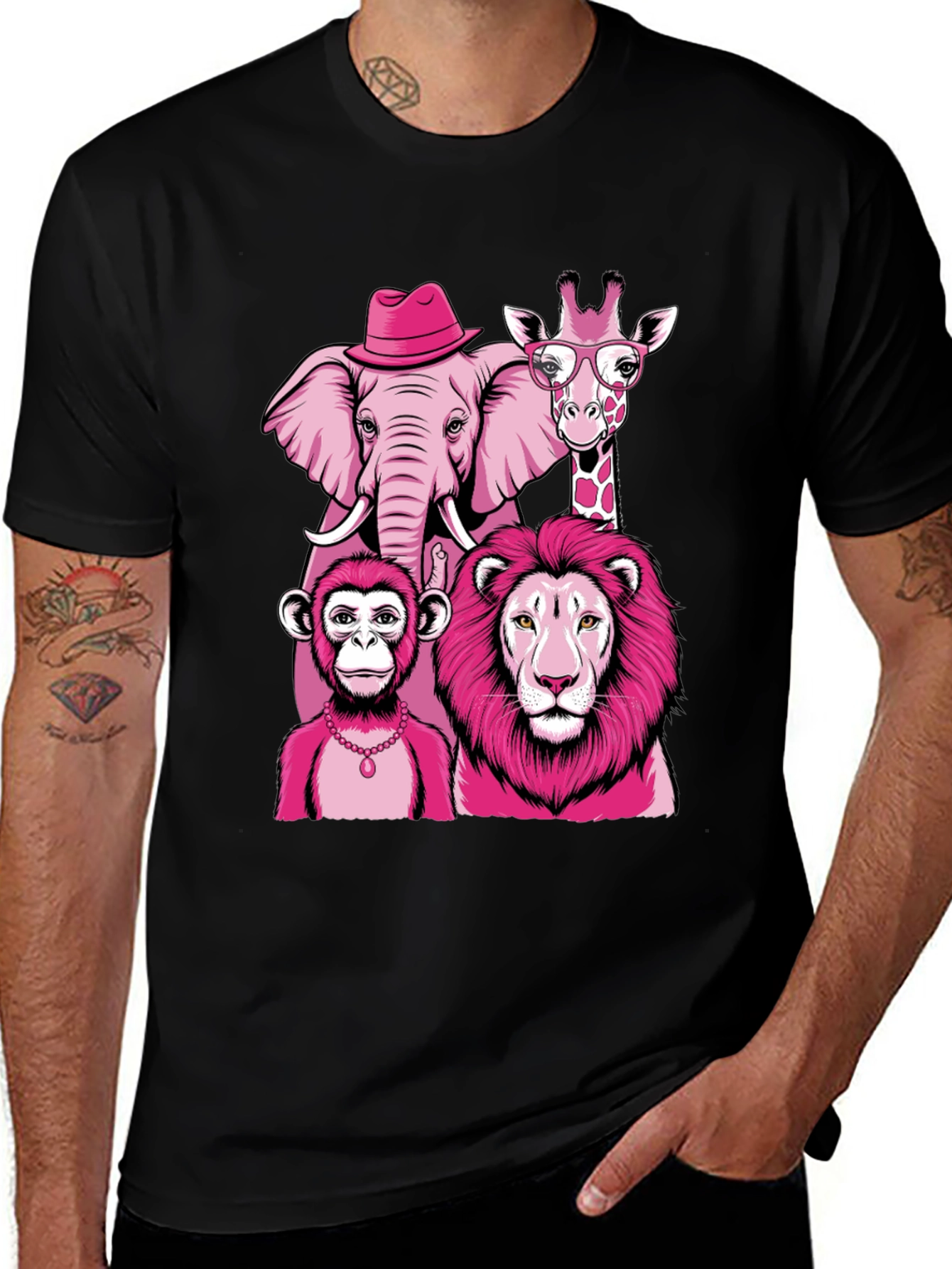 Pink Animal Squad T-Shirt