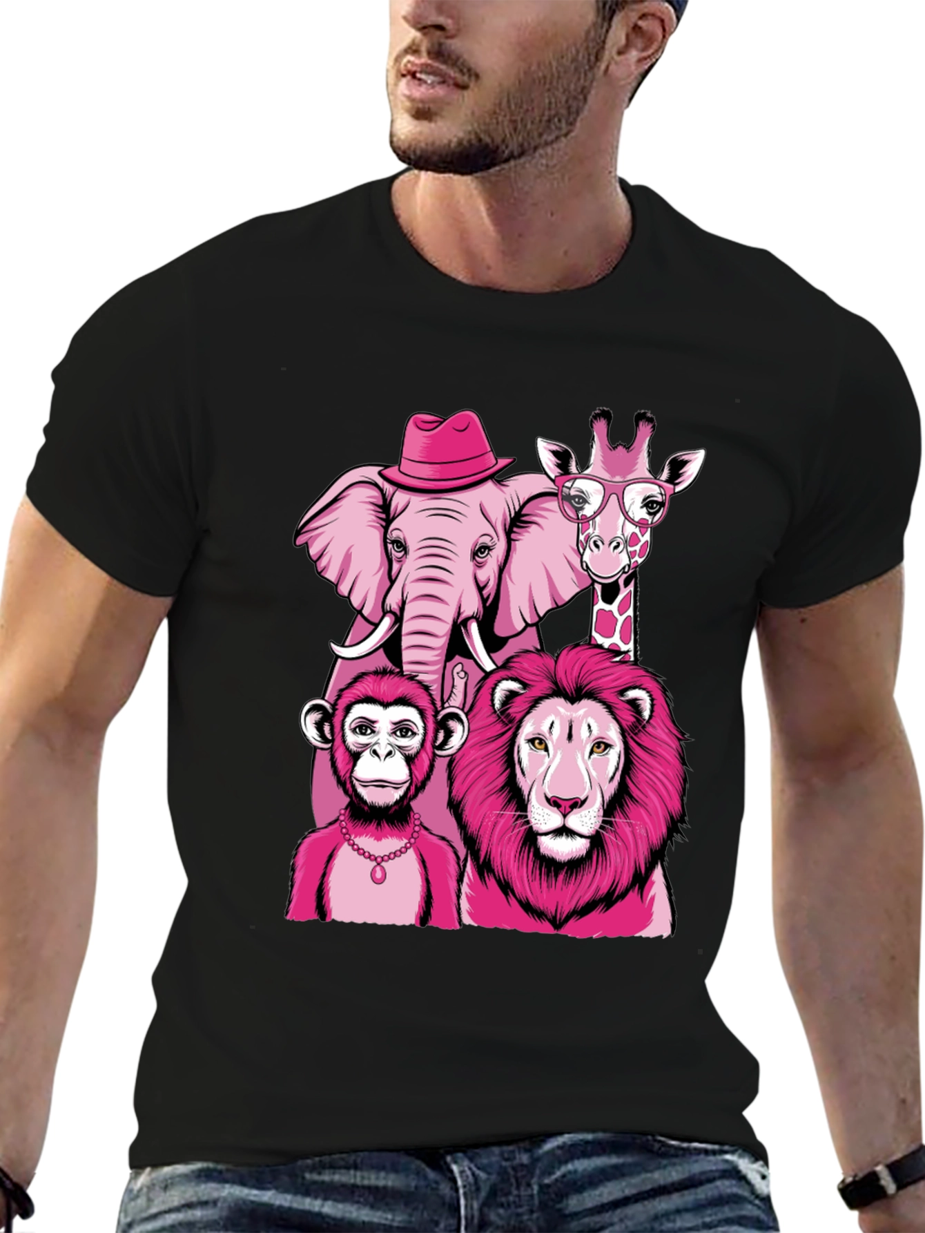 Pink Animal Squad T-Shirt
