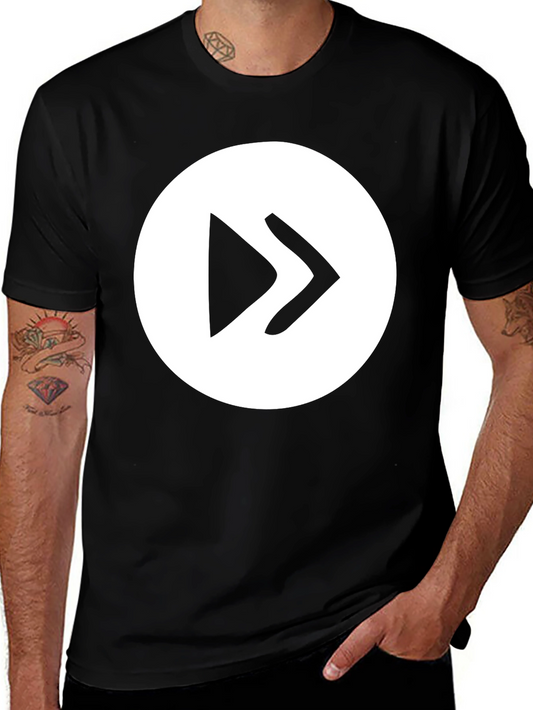Forward Play T-Shirt - Stylish Comfortable Black Tee