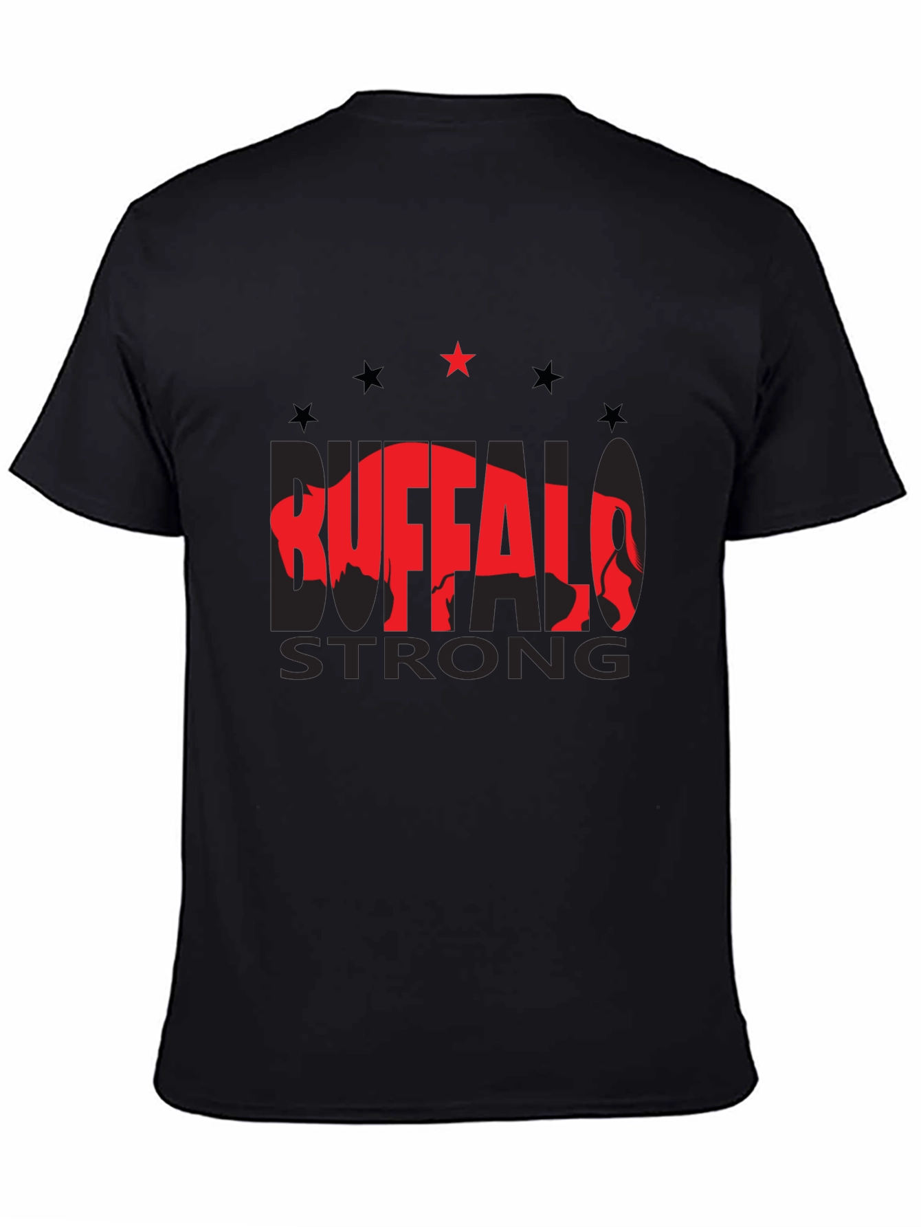 Buffalo Strong Graphic Tee - Black