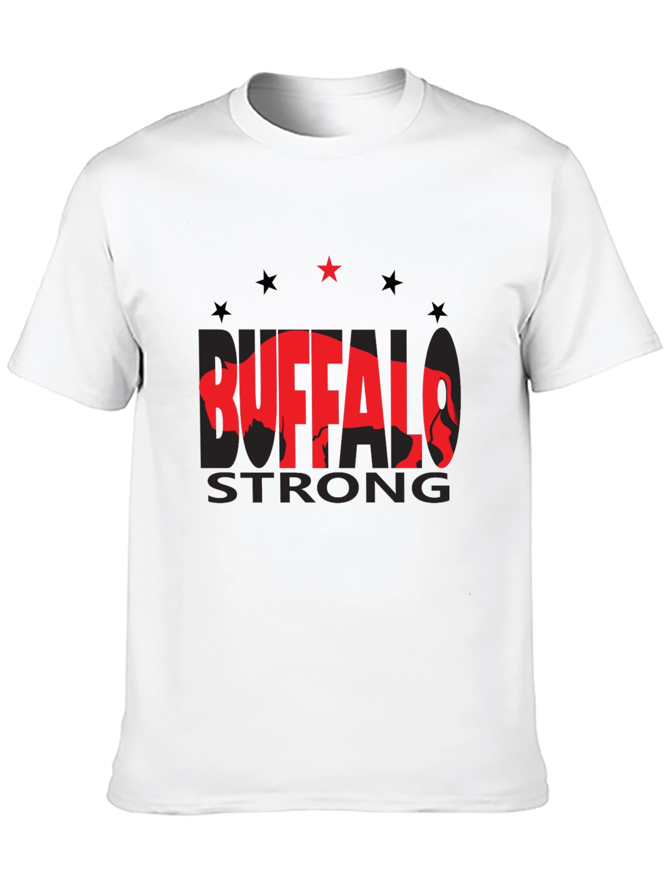 Buffalo Strong Graphic Tee - Black