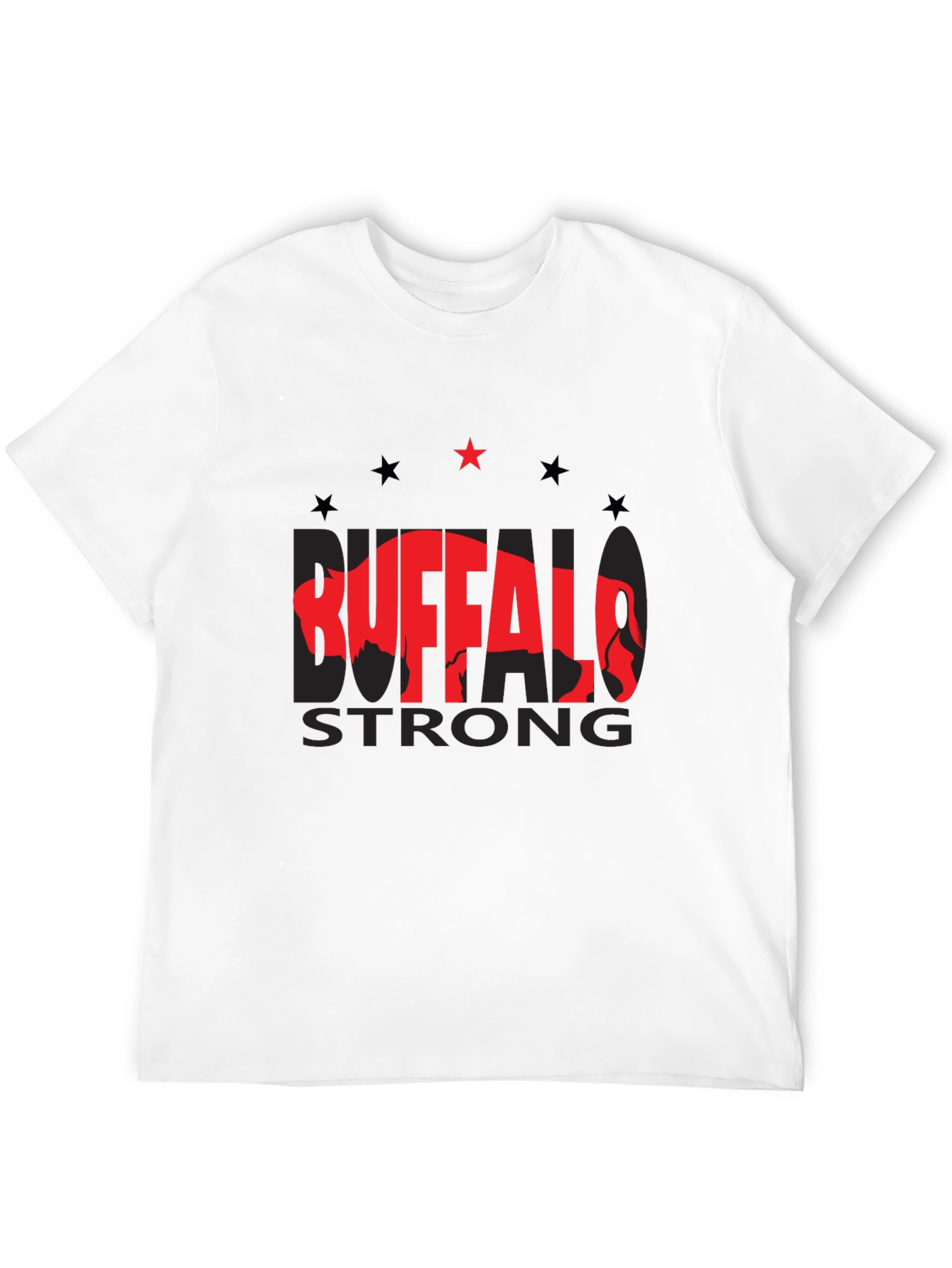 Buffalo Strong Graphic Tee - Black