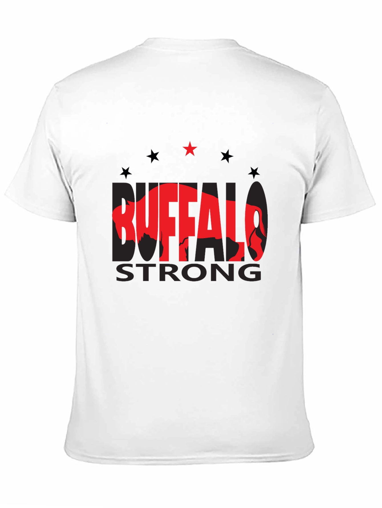 Buffalo Strong Graphic Tee - Black