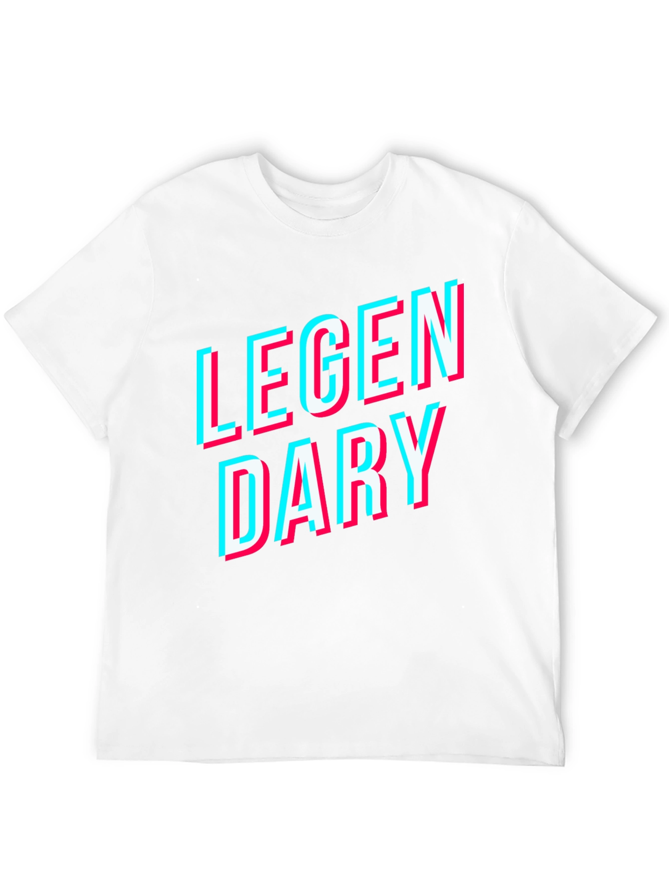 Legendary Graphic Tee - Black Cotton T-Shirt