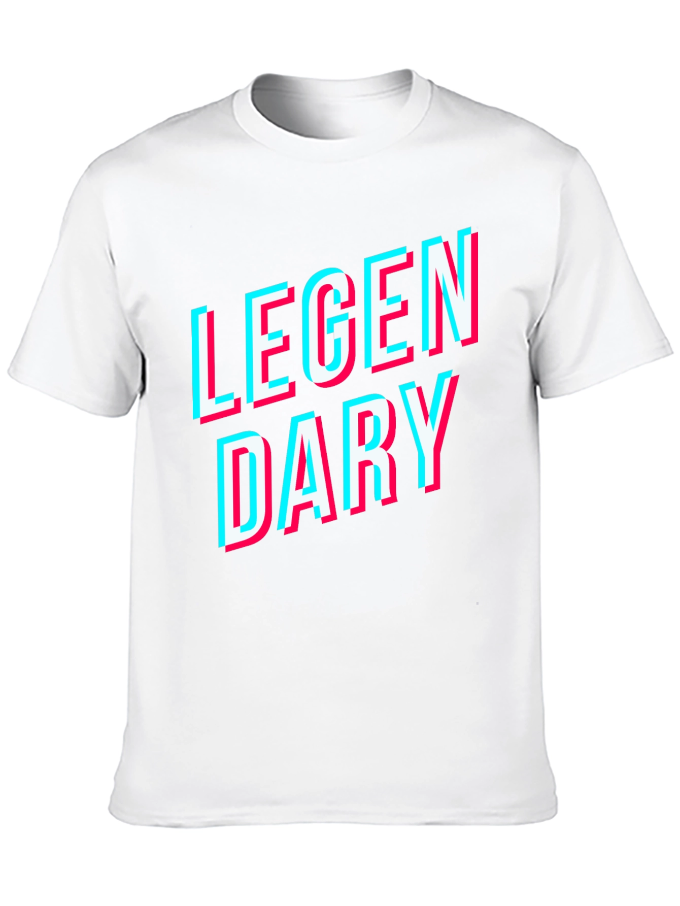 Legendary Graphic Tee - Black Cotton T-Shirt