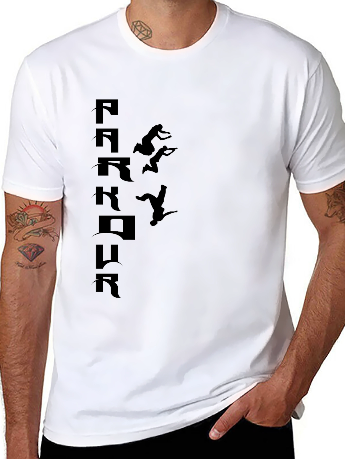 Parkour Graphic Tee - Urban Style