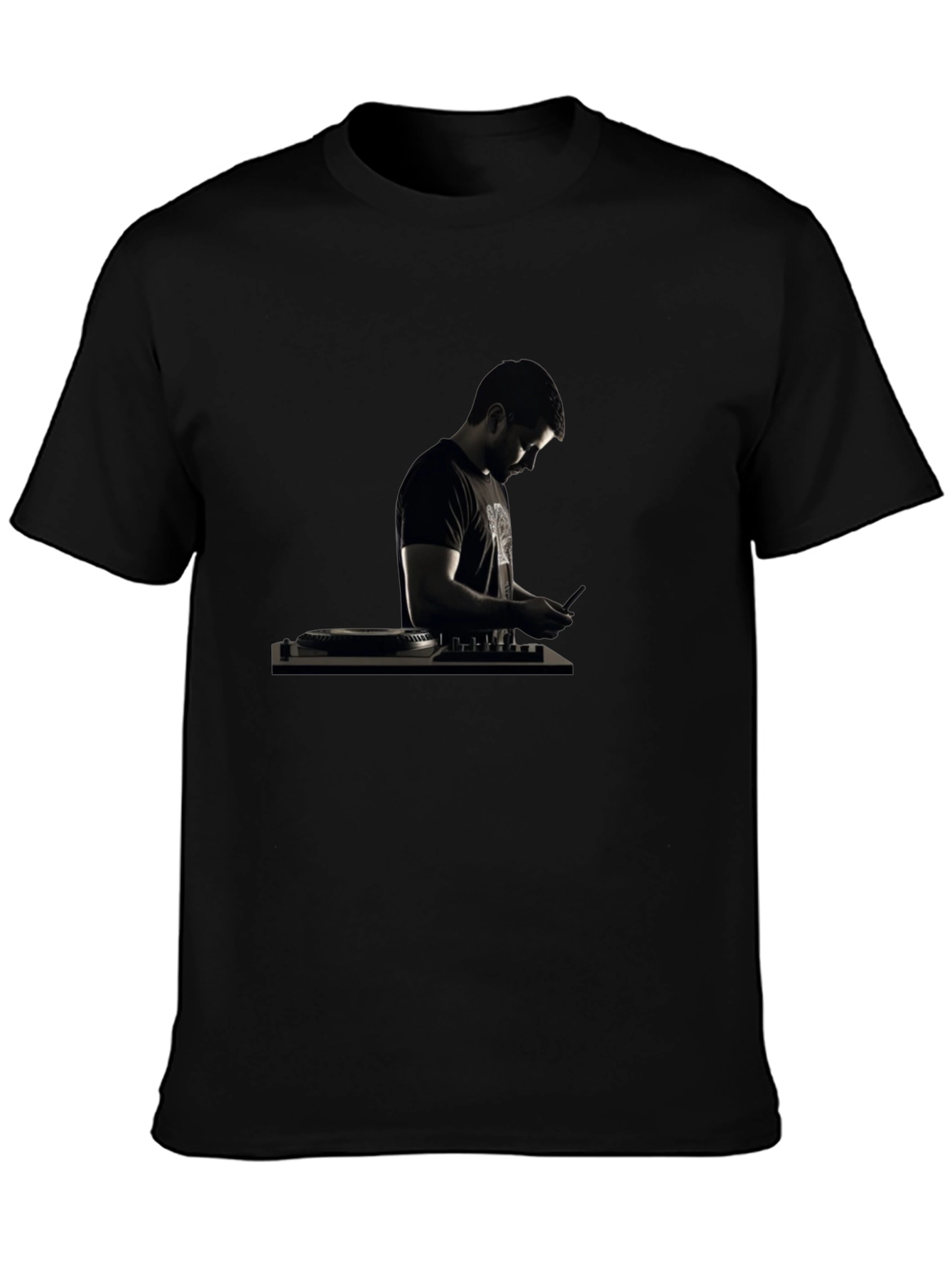 DJ Graphic Black T-Shirt