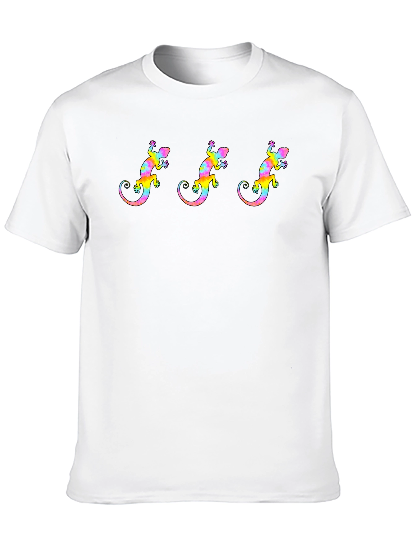 Vibrant Gecko T-Shirt - Funky Reptile Design