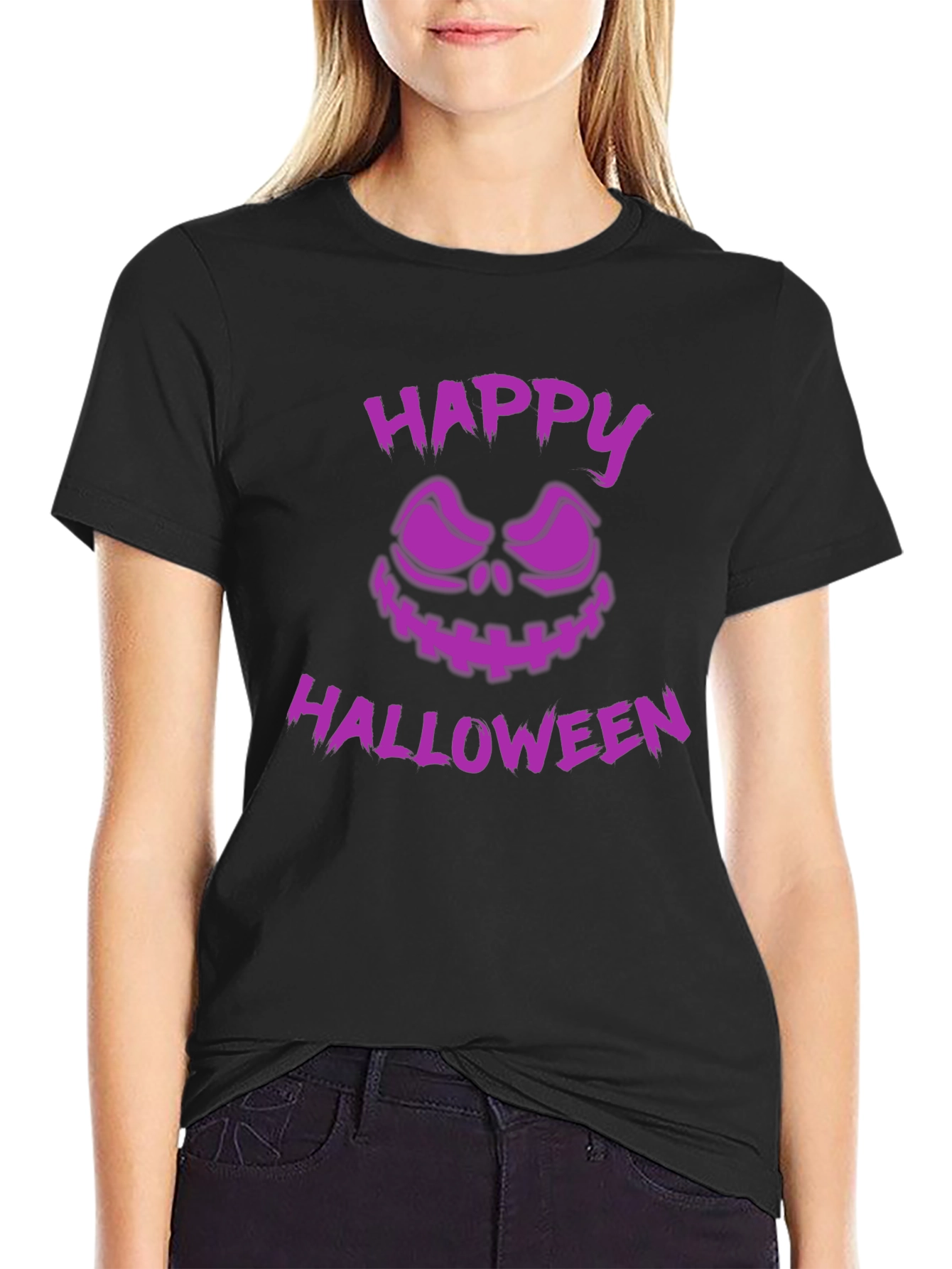 Happy Halloween Graphic Tee - Spooky Season T-Shirt