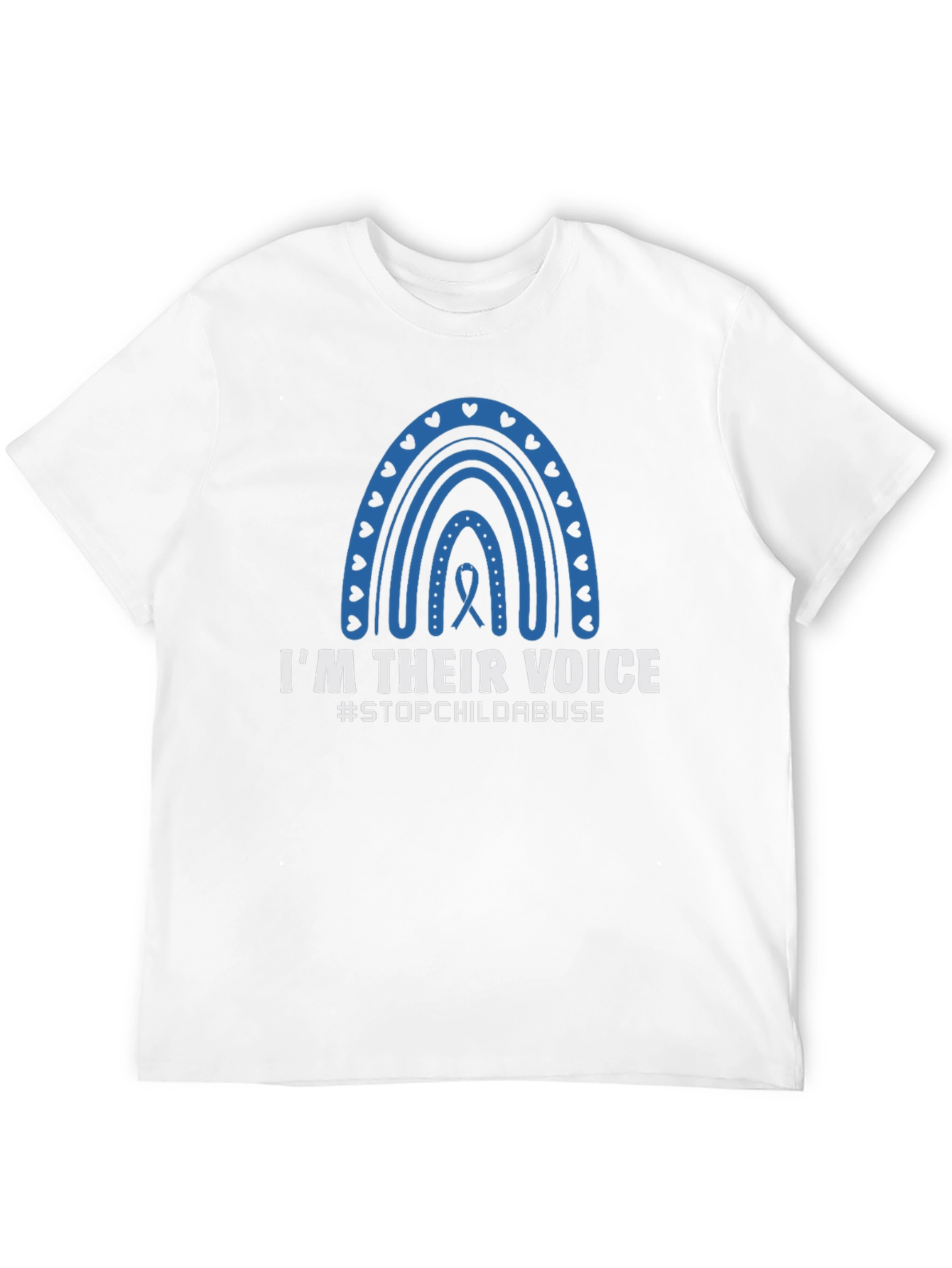 Im Their Voice T-Shirt - Stop Child Abuse Awareness