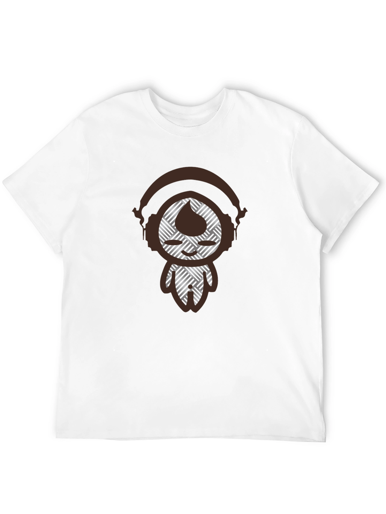 Abstract DJ Graphic Tee - Mens Black T-Shirt