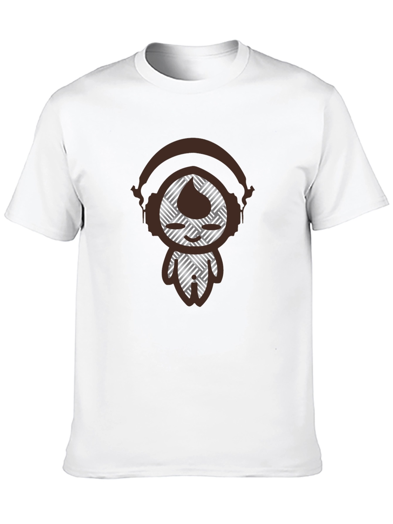 Abstract DJ Graphic Tee - Mens Black T-Shirt
