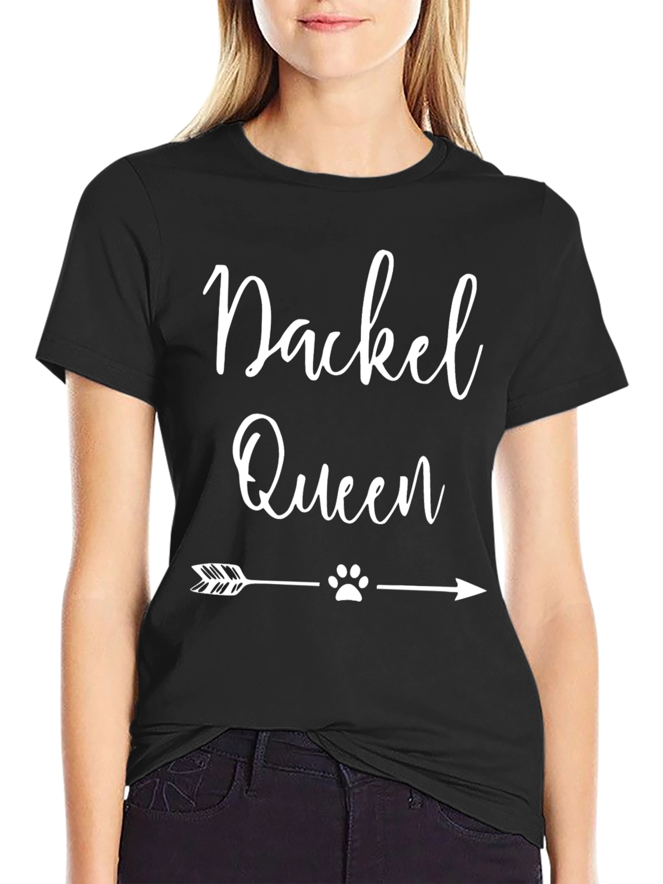 Dackel Queen T-Shirt Dachshund Dog Lover Tee
